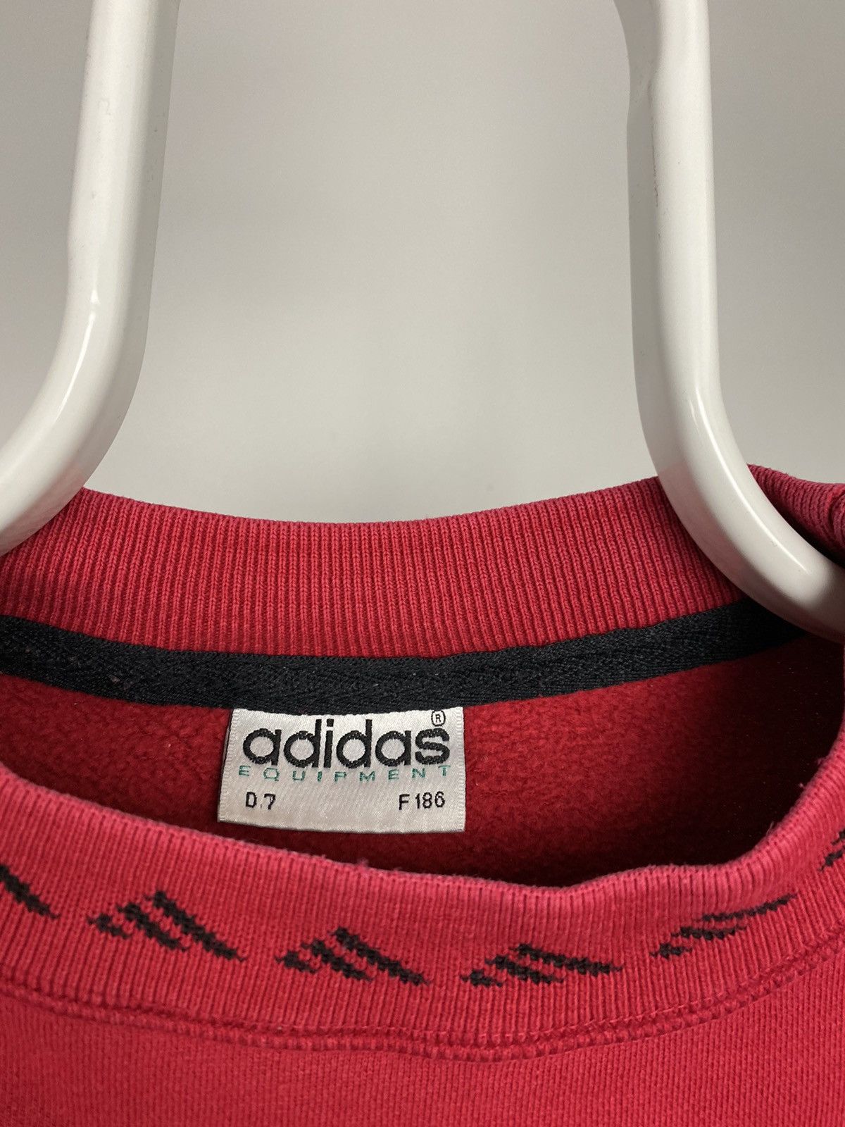 Adidas × Vintage Adidas Equipment vintage spellout sweatshirt EQT center logo Size US L / EU 52-54 / 3 - 4 Thumbnail