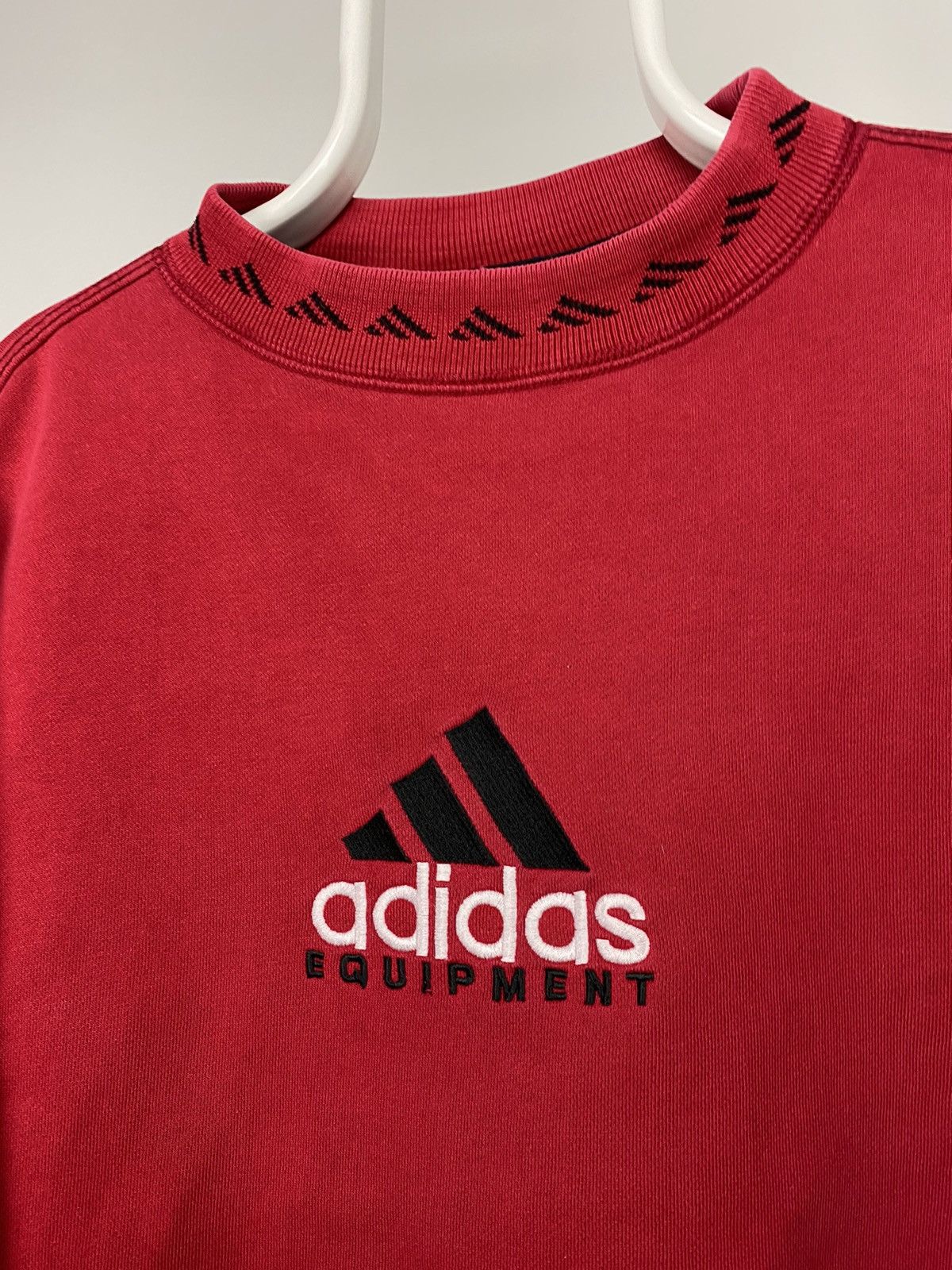 Adidas × Vintage Adidas Equipment vintage spellout sweatshirt EQT center logo Size US L / EU 52-54 / 3 - 3 Thumbnail