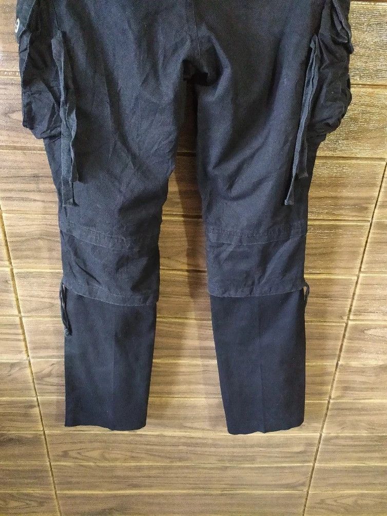 Japanese Brand Cavaria 2 tone Black Cargo Gas Mask Tactical Punk Pants Size US 30 / EU 46 - 18 Thumbnail