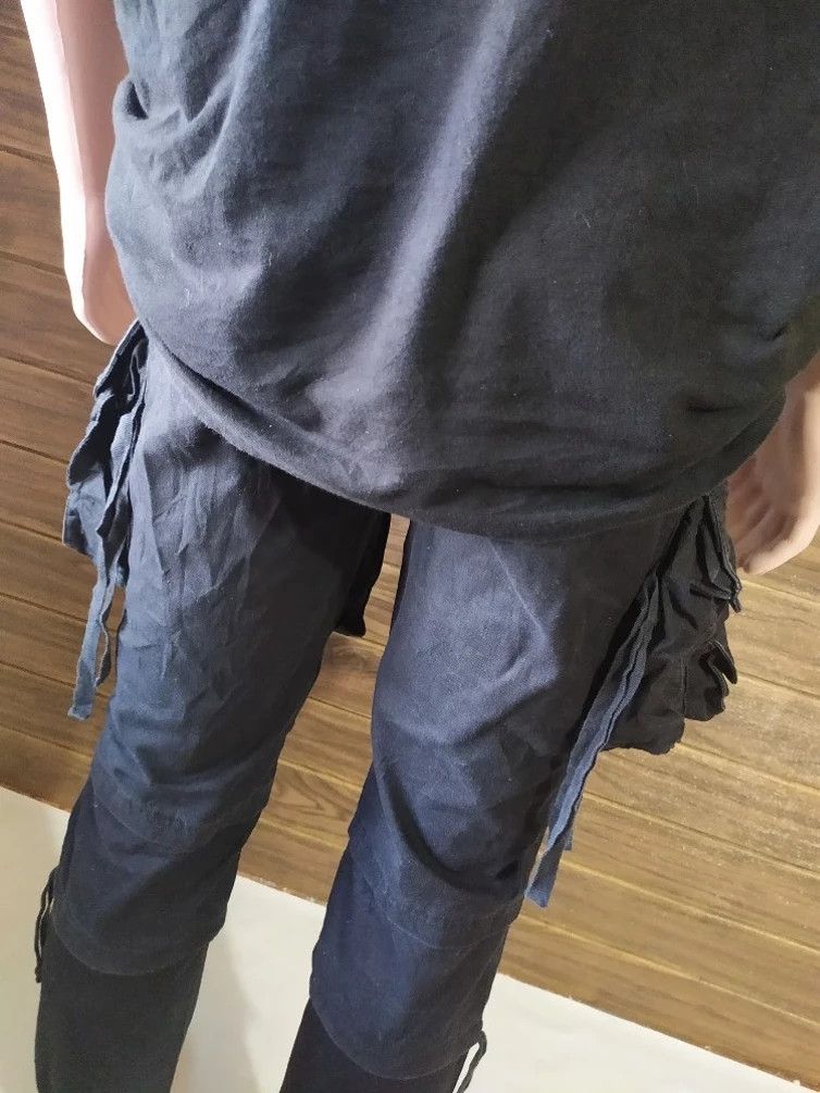 Japanese Brand Cavaria 2 tone Black Cargo Gas Mask Tactical Punk Pants Size US 30 / EU 46 - 10 Thumbnail