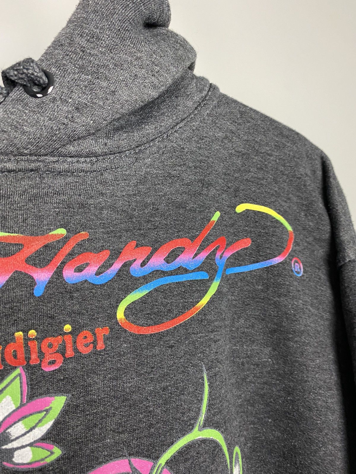 Ed Hardy Ed Hardy vintage hoodie Christian Audiger grey tattoo Size US L / EU 52-54 / 3 - 4 Thumbnail