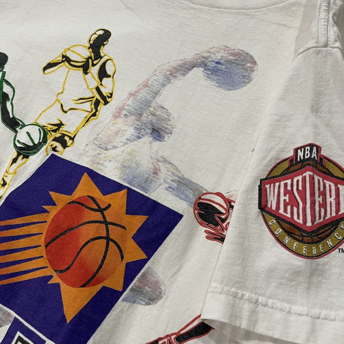 NBA × Vintage Phoenix Suns Basketball vintage NBA team 90s Nutmeg size ~M Size US M / EU 48-50 / 2 - 3 Thumbnail