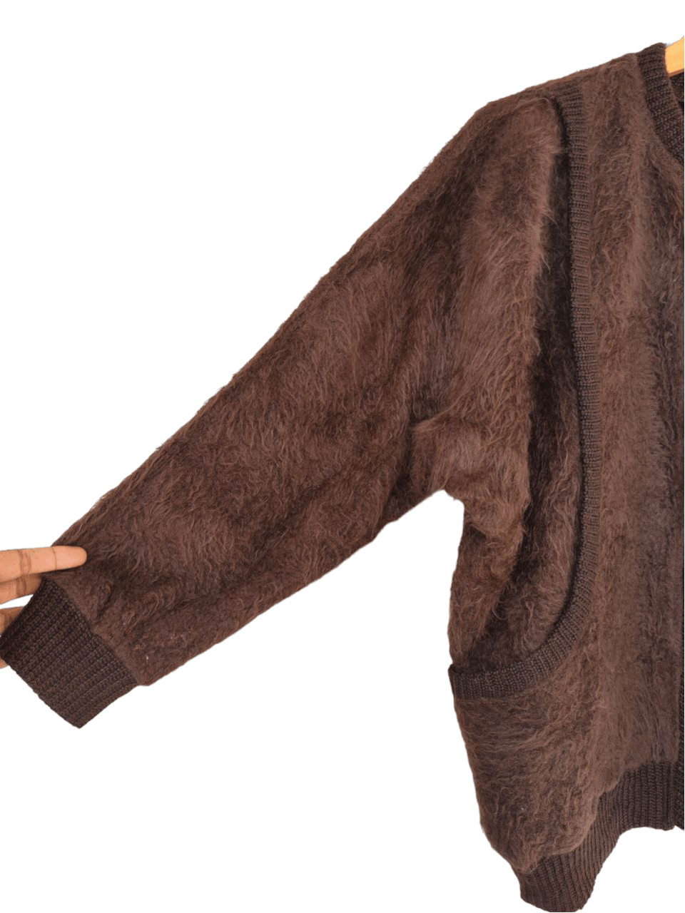 Japanese Brand Vintage fur Cardigan Size L / US 10 / IT 46 - 3 Thumbnail