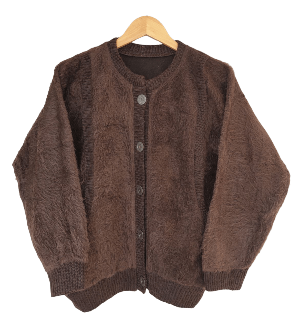 Japanese Brand Vintage fur Cardigan Size L / US 10 / IT 46 - 1 Thumbnail