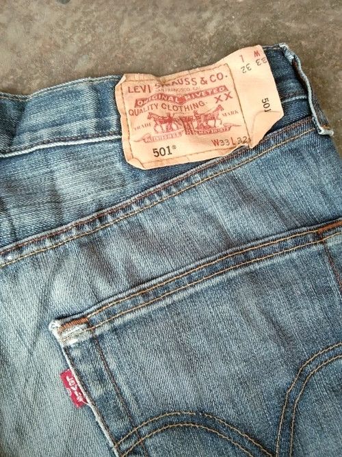 Levi's Vintage Levi's 501 Straight Leg Distressed Jeans 33x30 Size US 33 - 5 Thumbnail