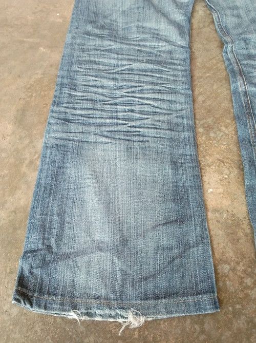Levi's Vintage Levi's 501 Straight Leg Distressed Jeans 33x30 Size US 33 - 4 Thumbnail