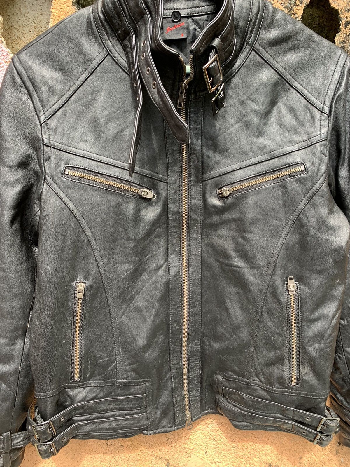 JACKROSE Vintage Jack Rose Leather Jacket Size US S / EU 44-46 / 1 - 4 Thumbnail