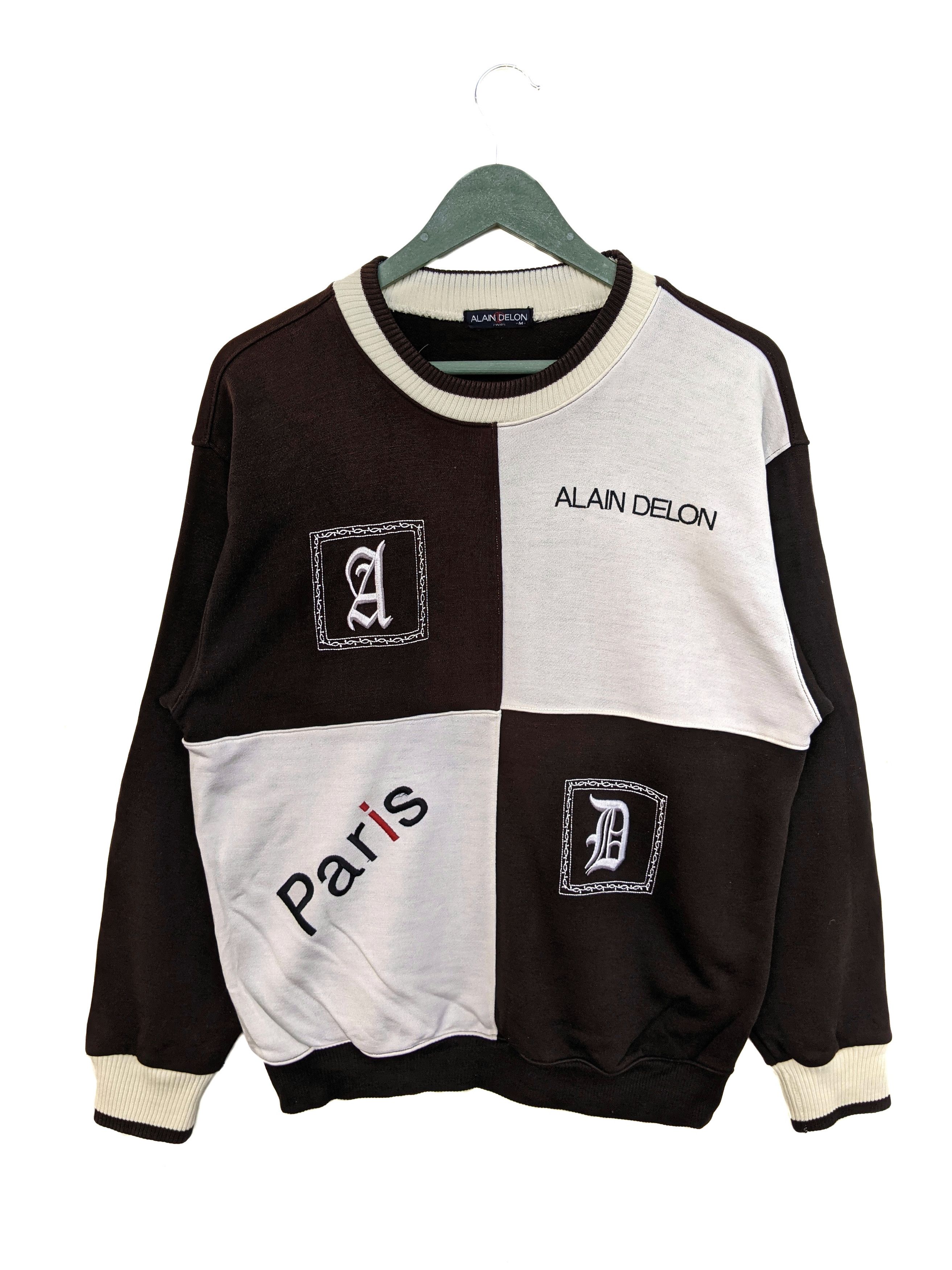 Designer × Vintage Vintage Alain Delon Paris Sweatshirt/Size M Size US M / EU 48-50 / 2 - 1 Thumbnail