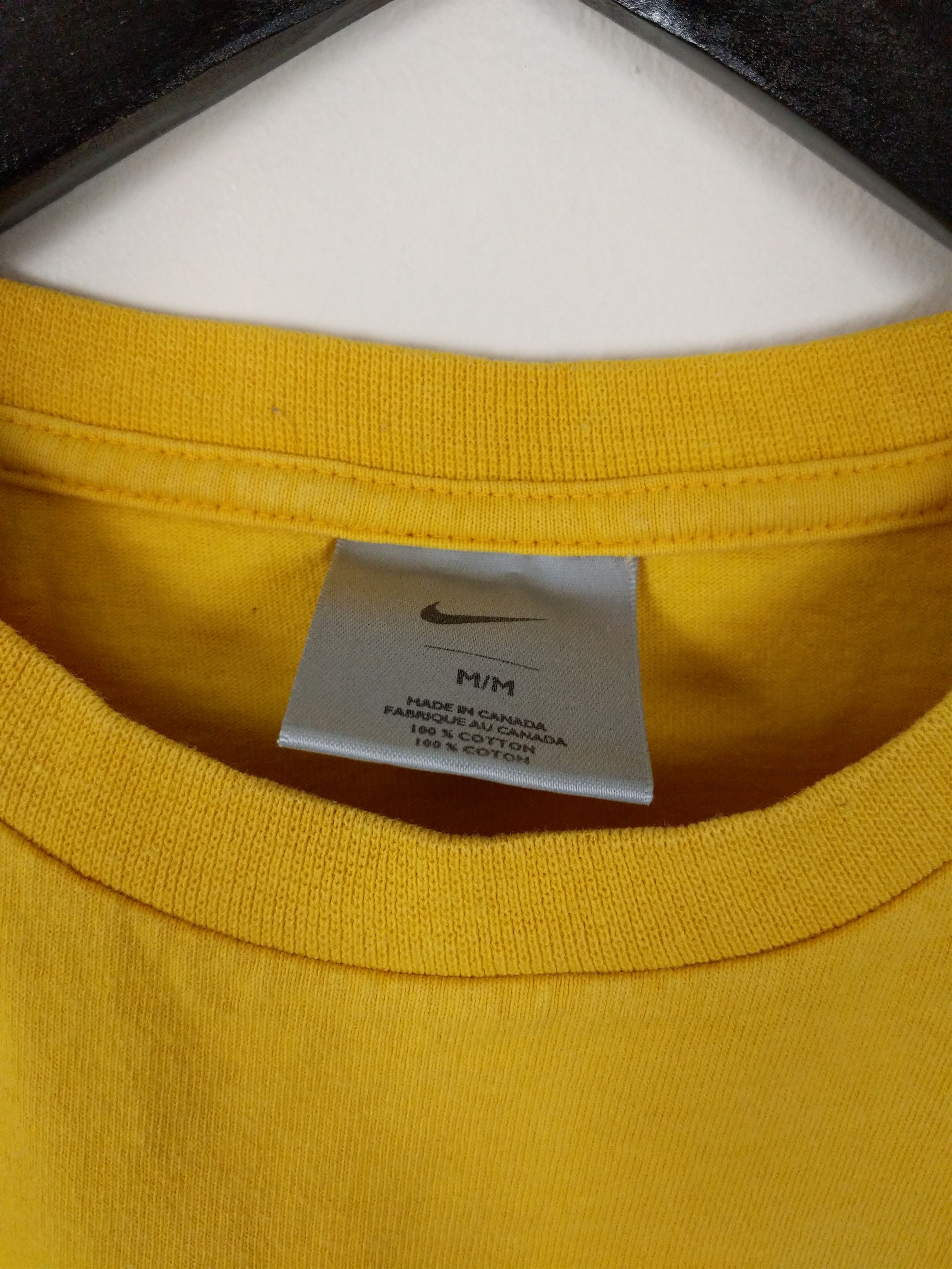 Nike × Vintage Vintage Nike Embroidered Spellout Tee Y2K Silver Tag Size US M / EU 48-50 / 2 - 3 Thumbnail