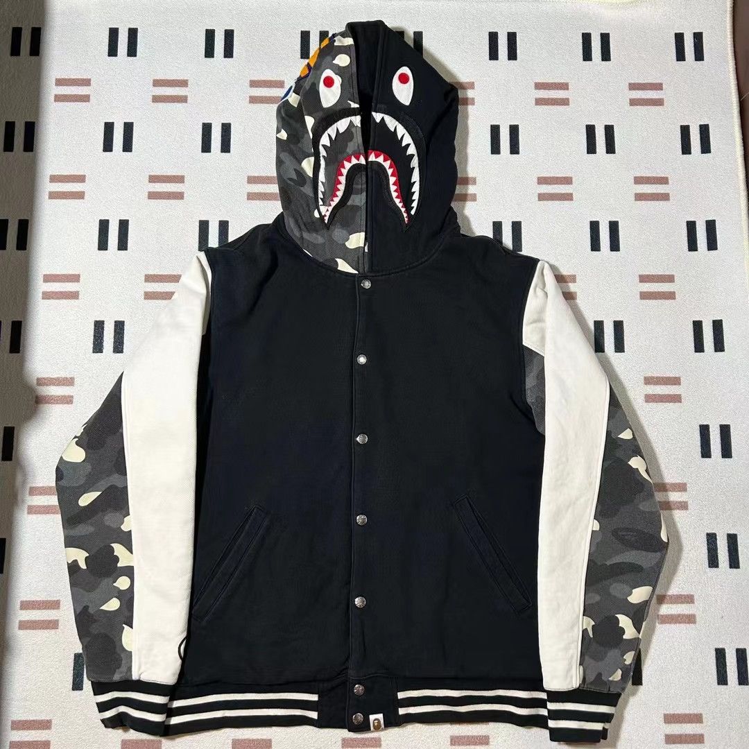 Bape City Camo Shark Hoodie Jacket