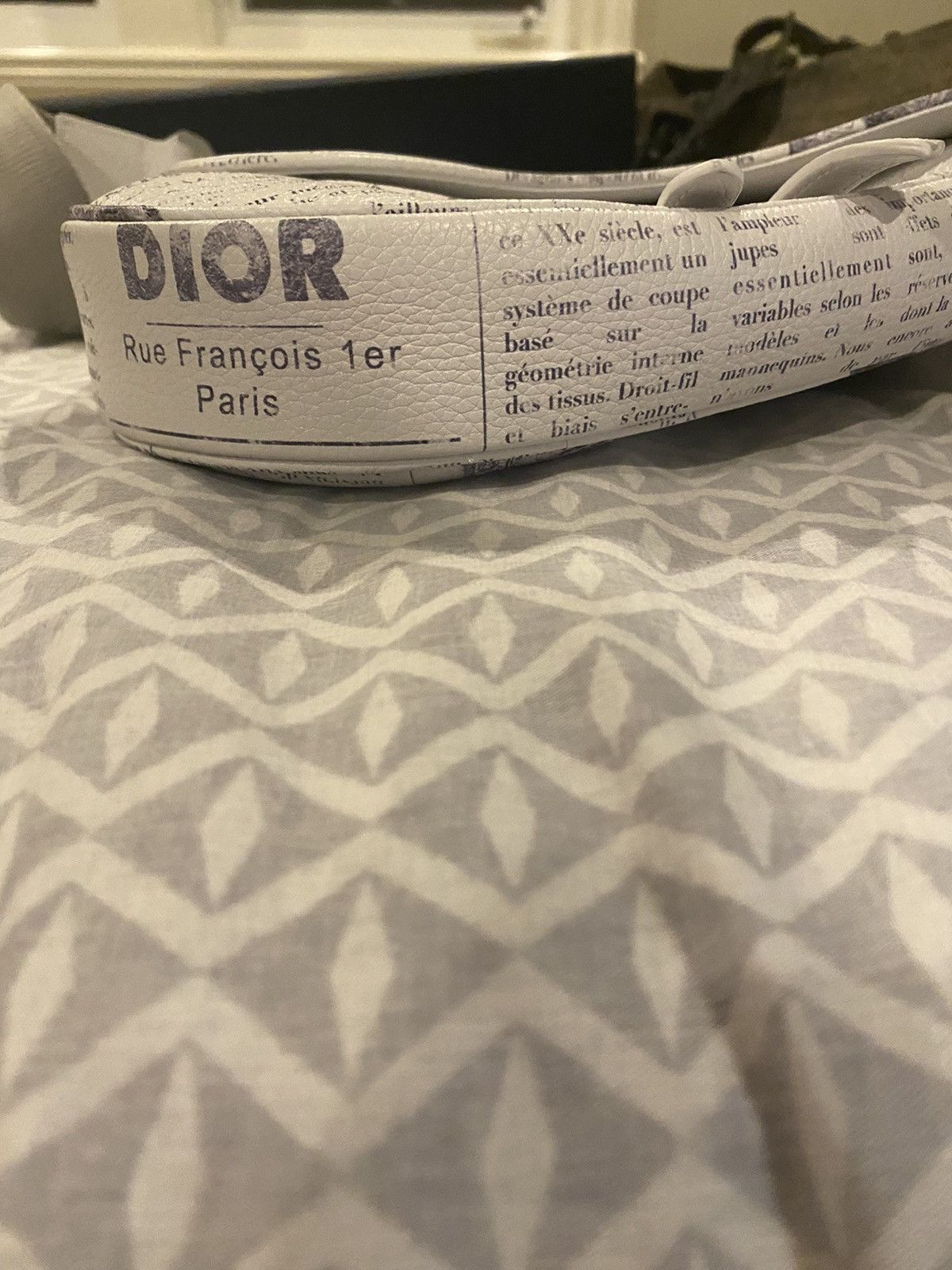 Daniel Arsham × Dior Daniel Arsham x Dior Newspaper Print Saddle Bag Size ONE SIZE - 18 Thumbnail