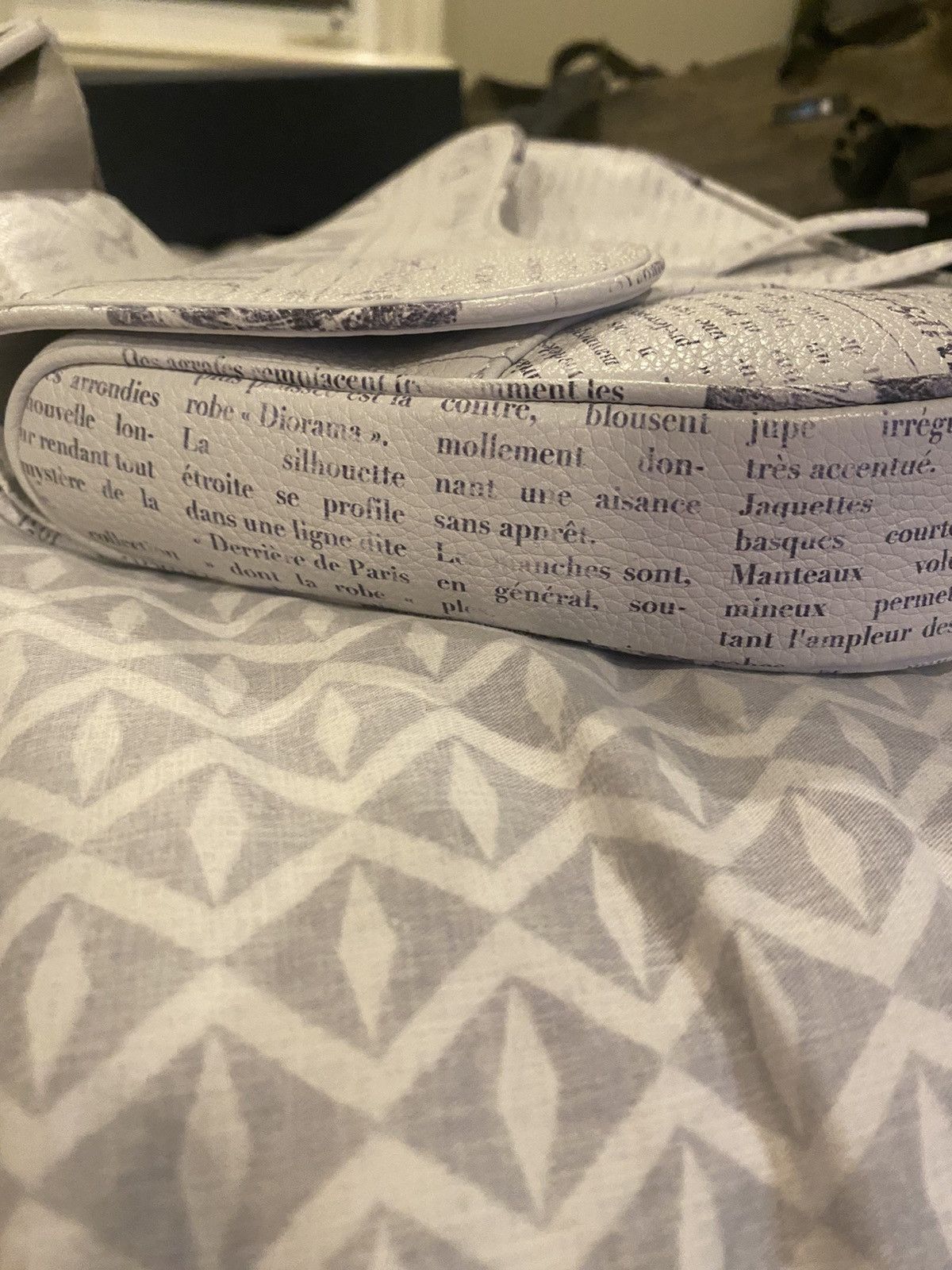 Daniel Arsham × Dior Daniel Arsham x Dior Newspaper Print Saddle Bag Size ONE SIZE - 19 Thumbnail