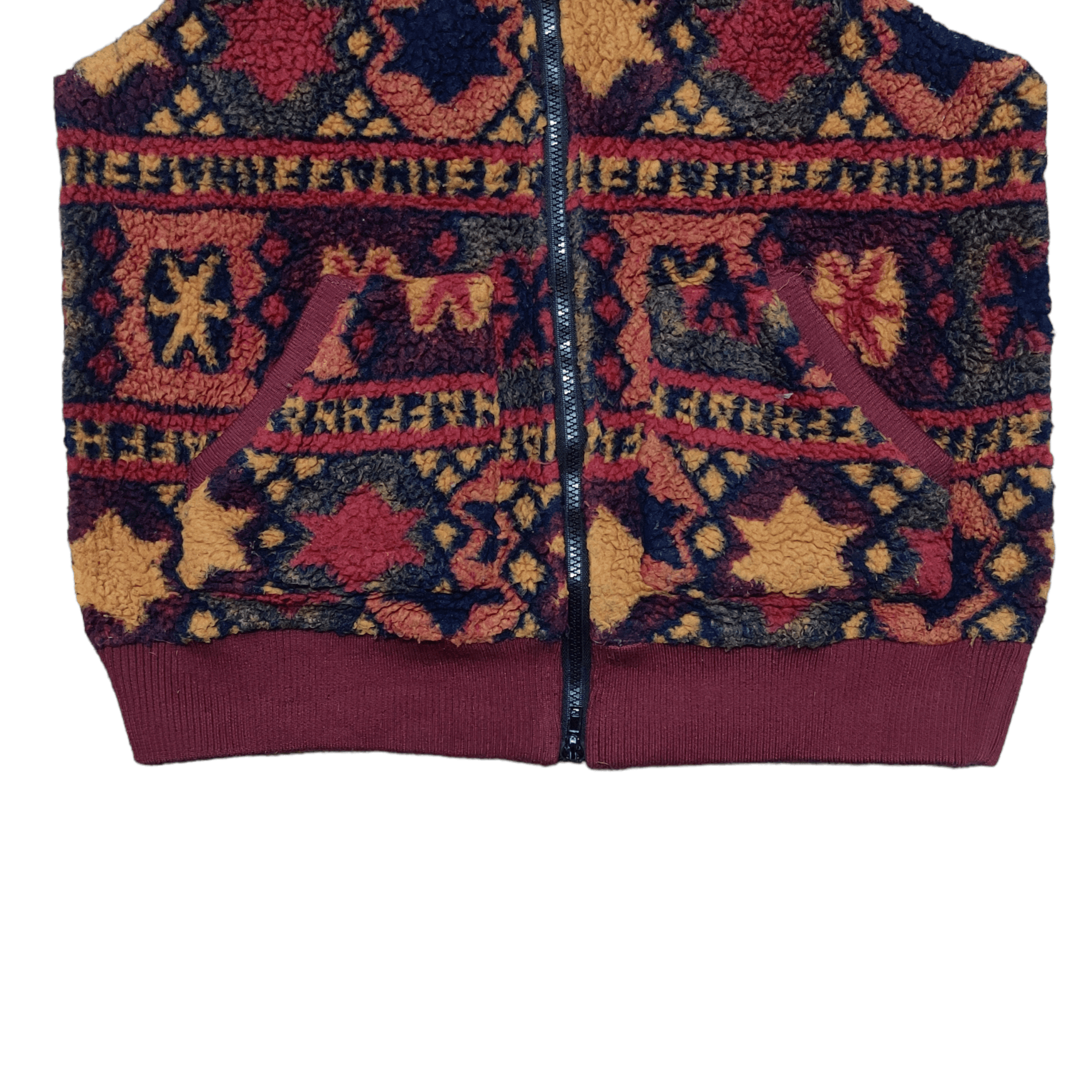 Japanese Brand Titicaca Navajo Native Fleece Vest Size US L / EU 52-54 / 3 - 3 Thumbnail