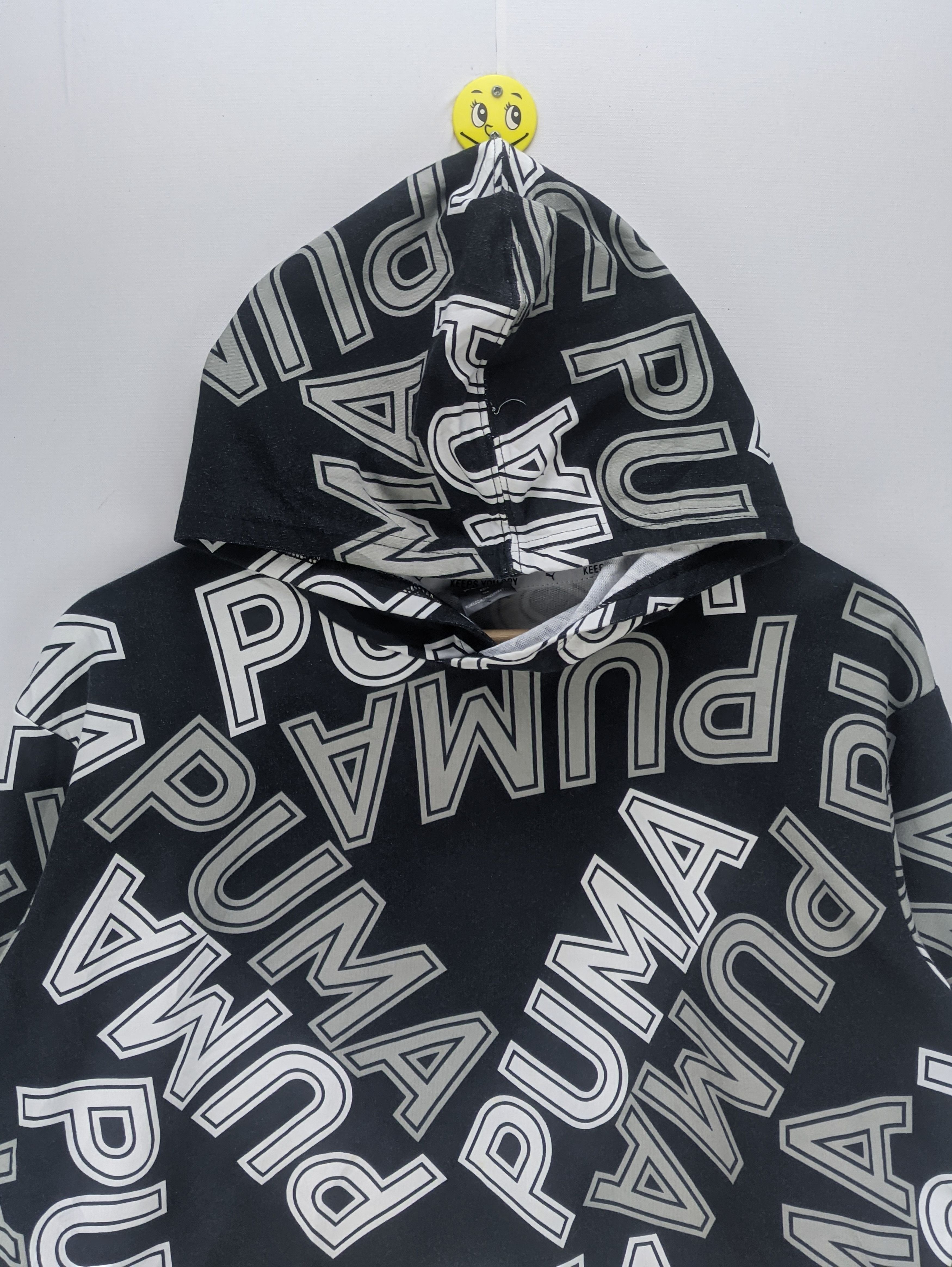 Puma Steals🔥Puma Cropped Hoodie Pullover Fullprint Size S / US 4 / IT 40 - 6 Thumbnail
