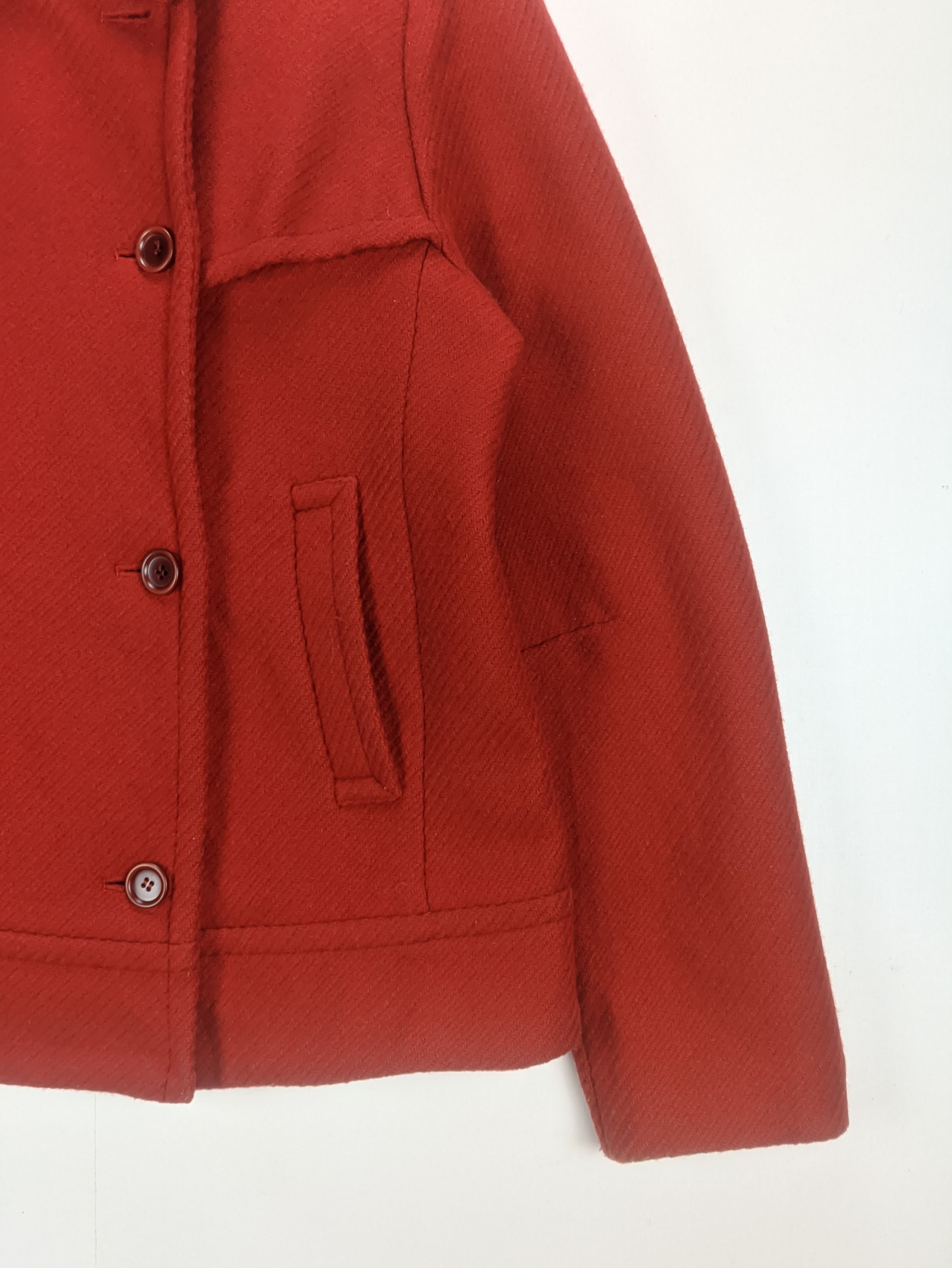 Japanese Brand Steals🔥Wool Coat Jacket Double Breasted by Stefanel Size M / US 6-8 / IT 42-44 - 7 Thumbnail