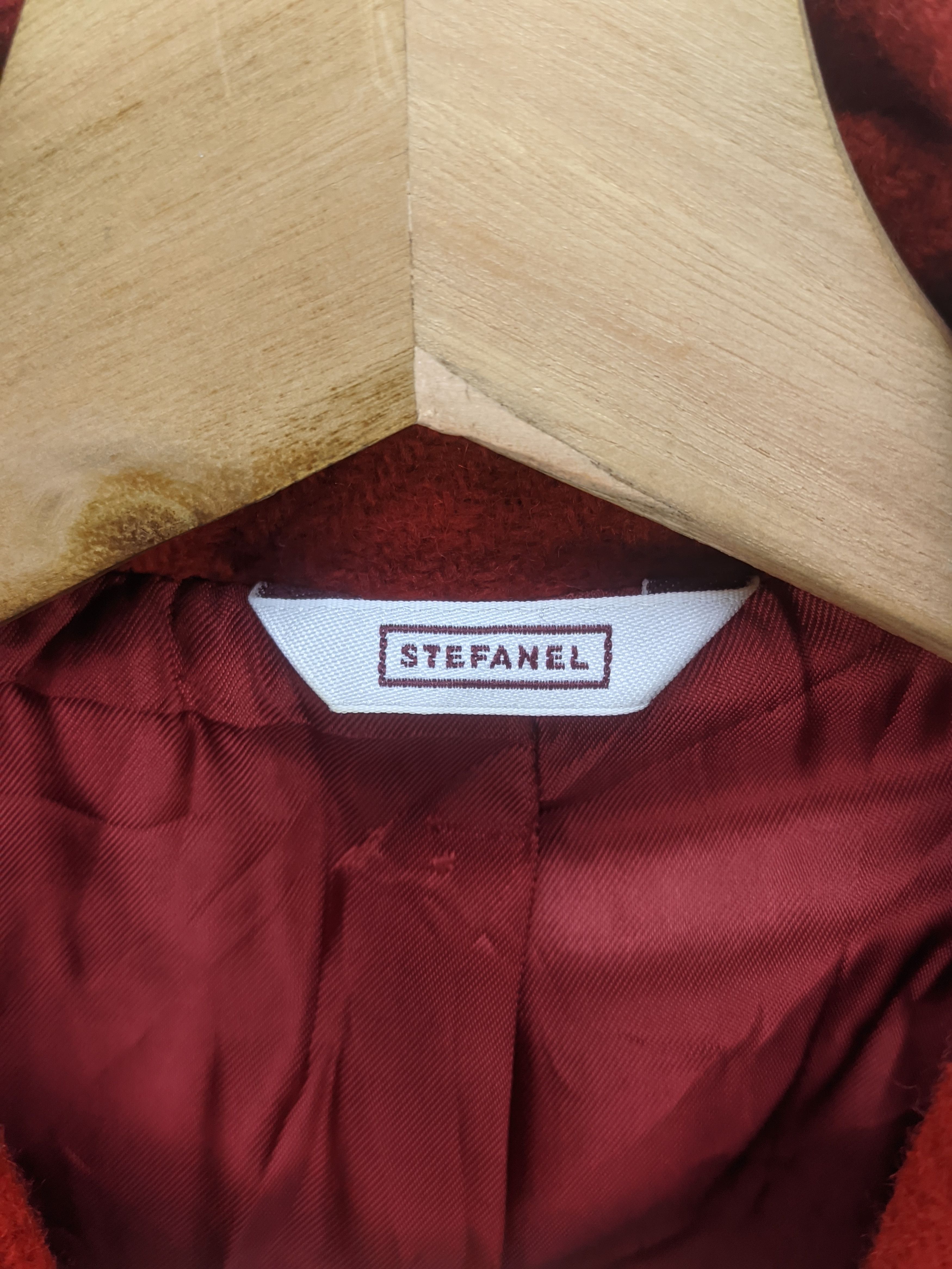 Japanese Brand Steals🔥Wool Coat Jacket Double Breasted by Stefanel Size M / US 6-8 / IT 42-44 - 3 Thumbnail