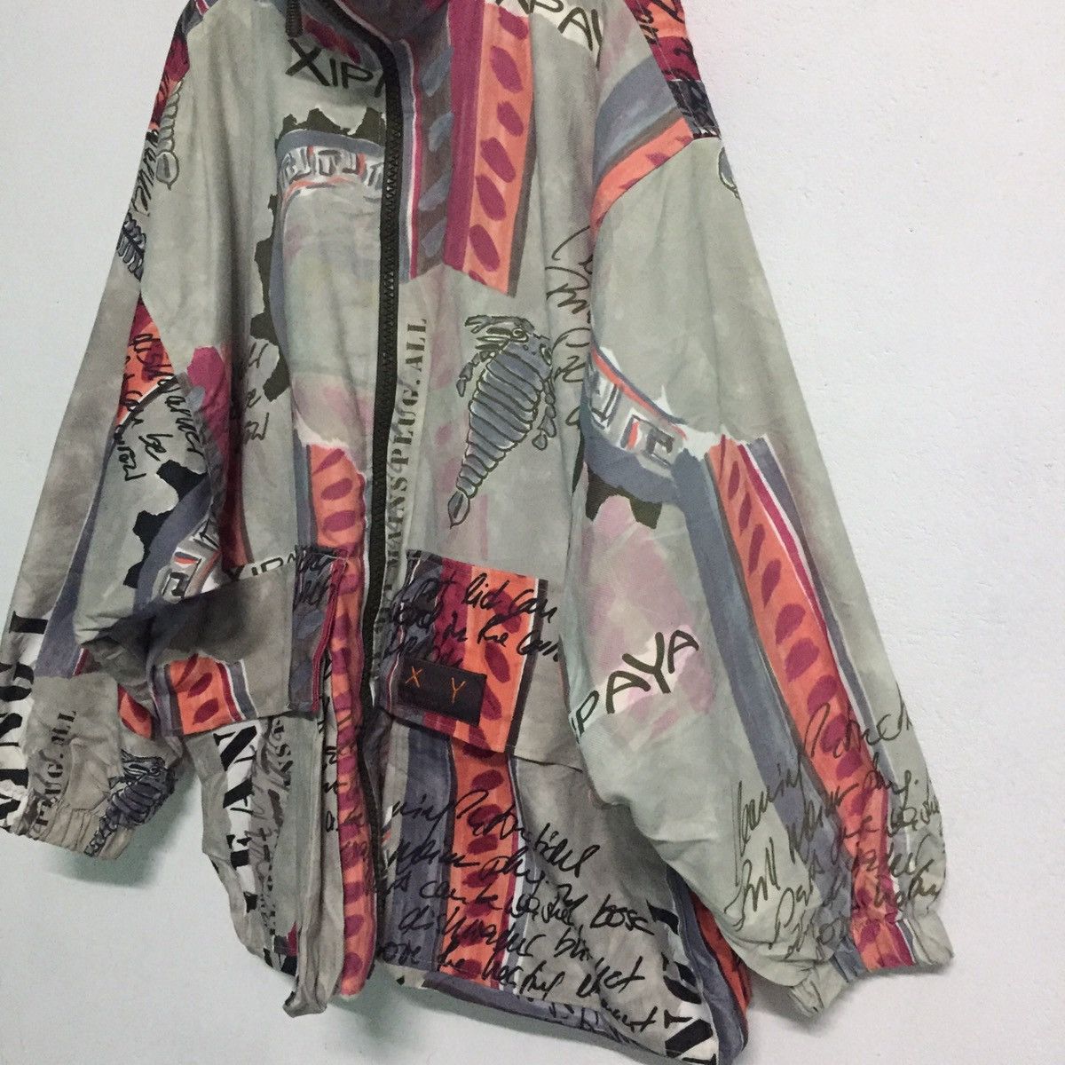 Japanese Brand Oversized Full Print Jacket With Big Pockets XIPAYA Size US S / EU 44-46 / 1 - 4 Thumbnail