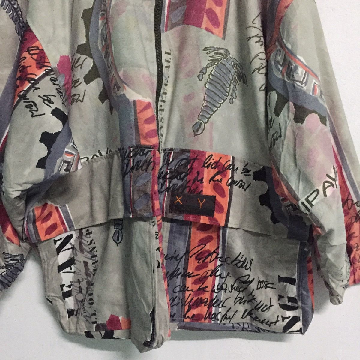 Japanese Brand Oversized Full Print Jacket With Big Pockets XIPAYA Size US S / EU 44-46 / 1 - 3 Thumbnail