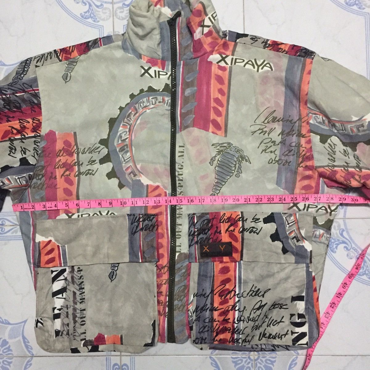 Japanese Brand Oversized Full Print Jacket With Big Pockets XIPAYA Size US S / EU 44-46 / 1 - 15 Thumbnail