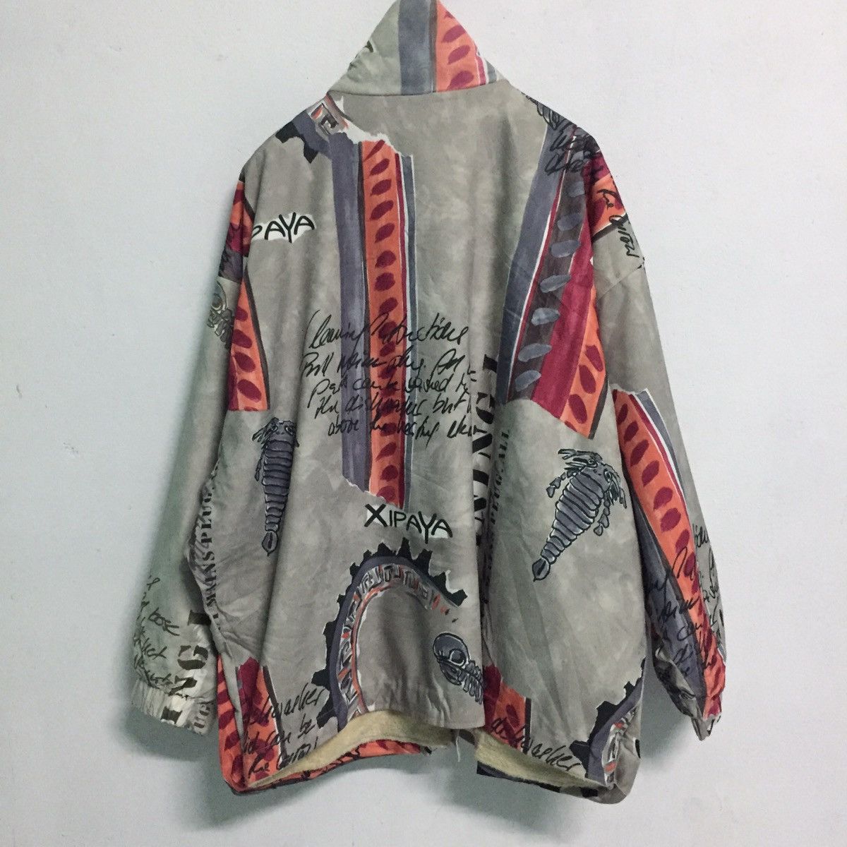 Japanese Brand Oversized Full Print Jacket With Big Pockets XIPAYA Size US S / EU 44-46 / 1 - 6 Thumbnail