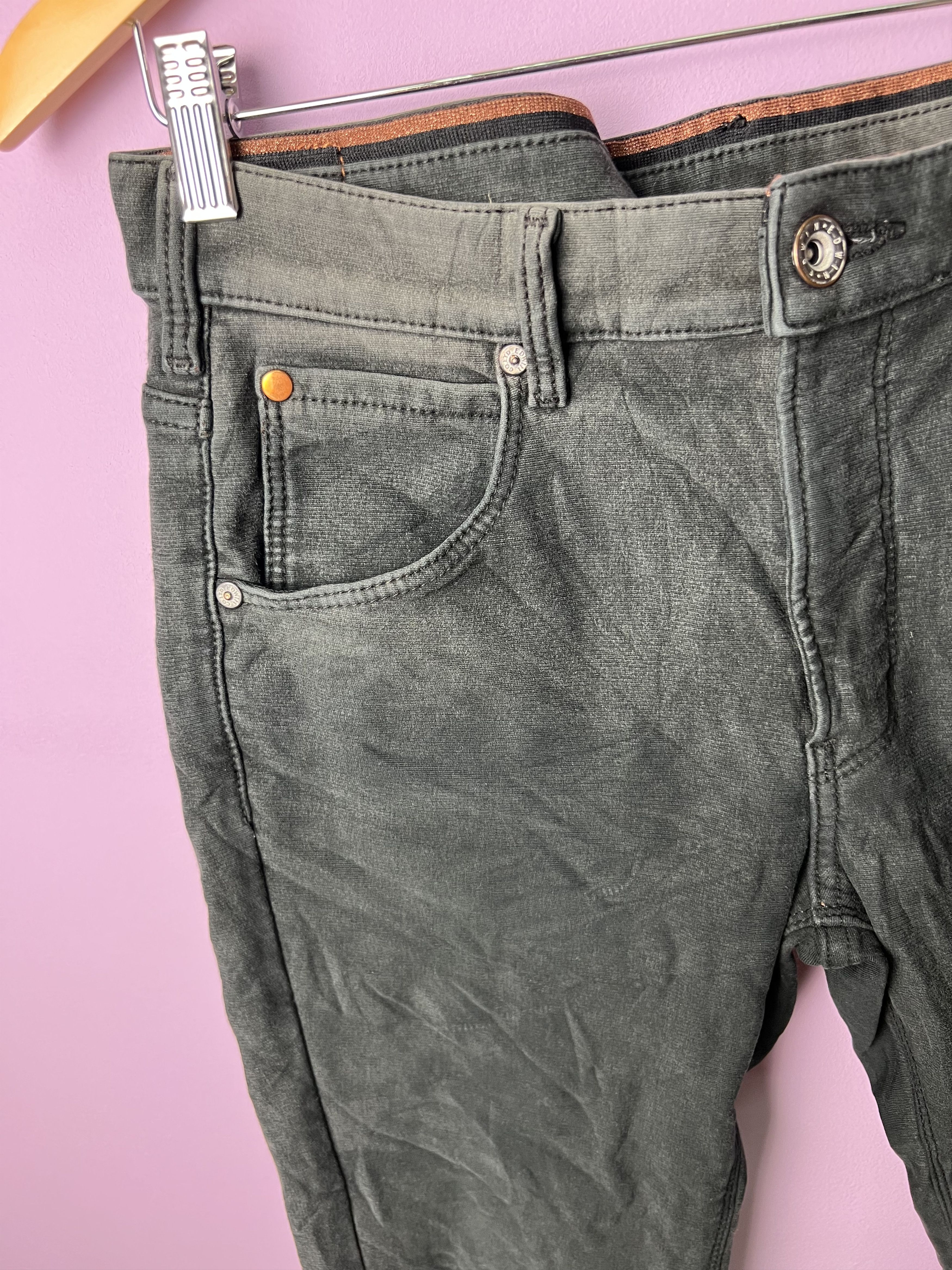 Edwin 🔥Vintage Edwin Jersey Distressed Denim Size US 31 - 7 Thumbnail