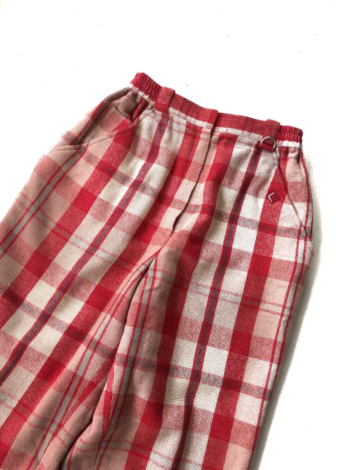 Christian Dior Monsieur GRAIL🔥80s Dior Bondage Check High Waist 🎈Pants Size US 26 / EU 42 - 2 Thumbnail