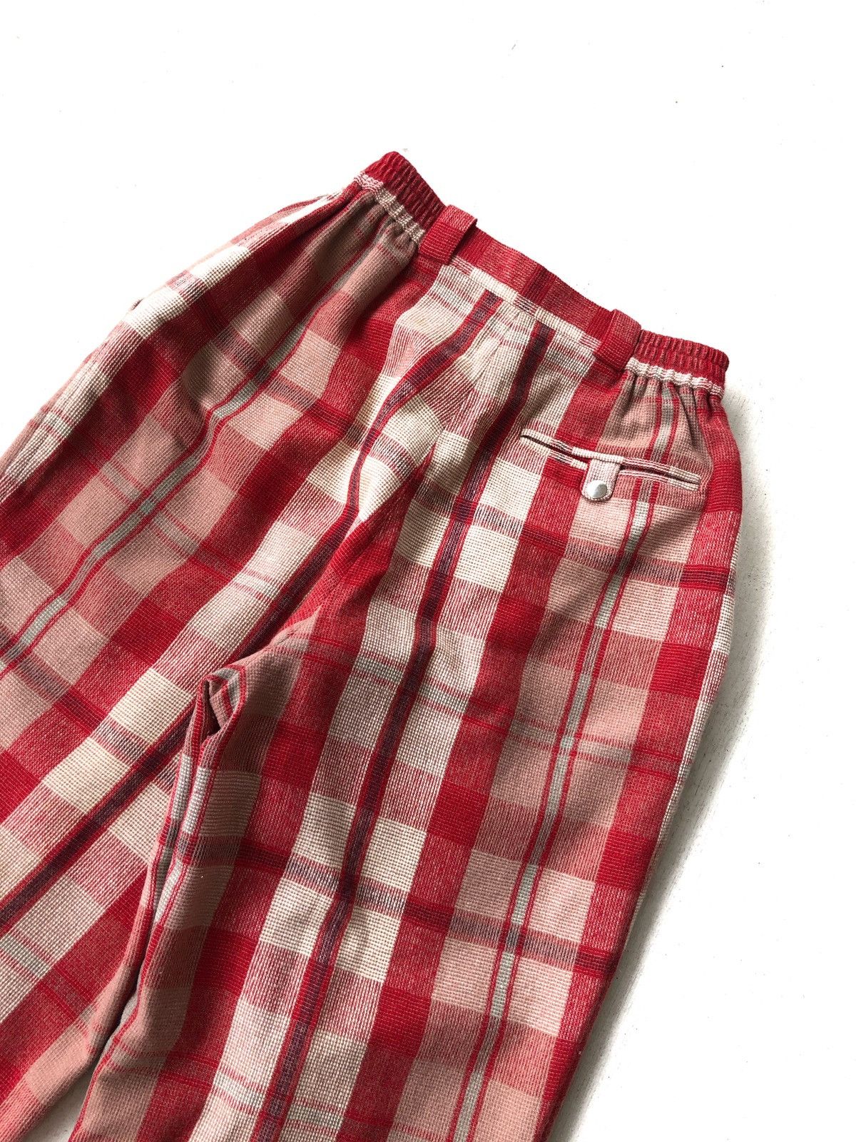 Christian Dior Monsieur GRAIL🔥80s Dior Bondage Check High Waist 🎈Pants Size US 26 / EU 42 - 5 Thumbnail