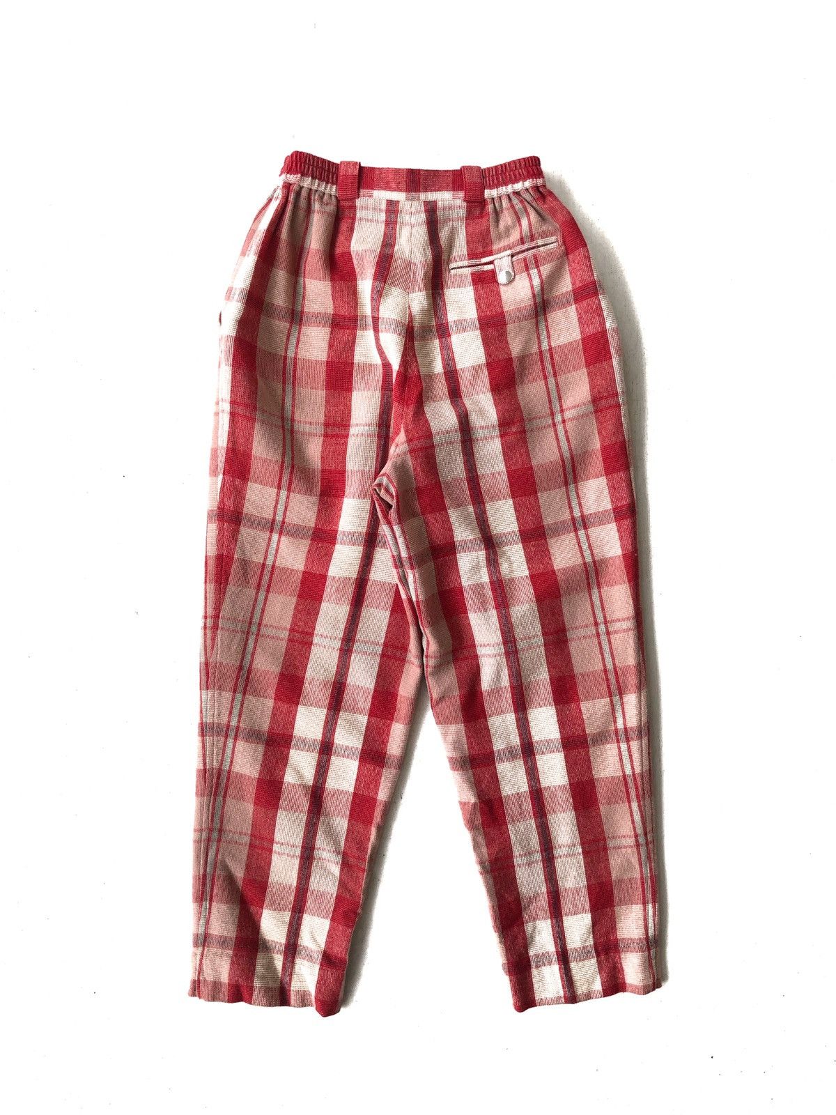 Christian Dior Monsieur GRAIL🔥80s Dior Bondage Check High Waist 🎈Pants Size US 26 / EU 42 - 4 Thumbnail