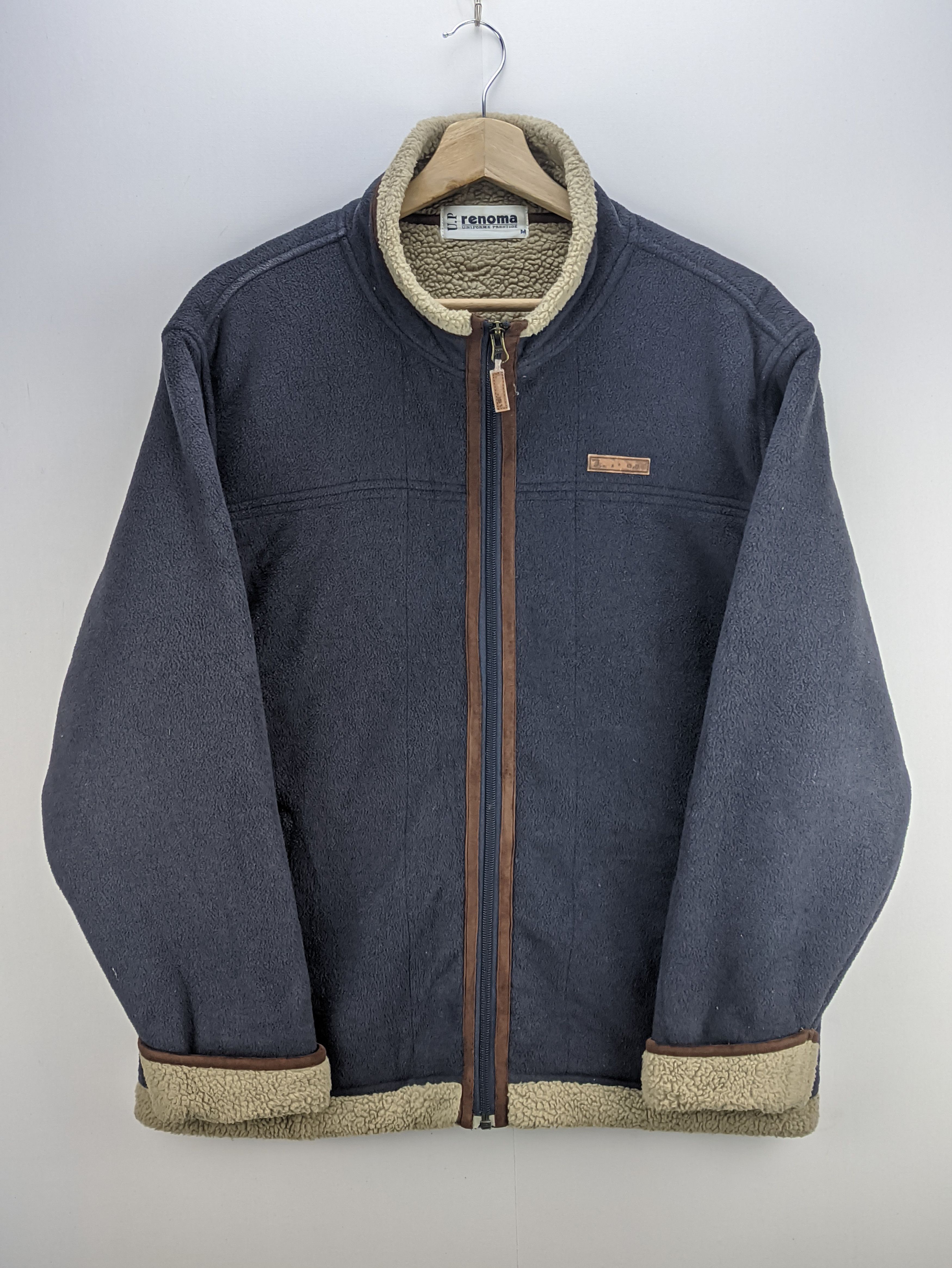 Japanese Brand × Renoma × Vintage Steals🔥Vintage Sherpa Jacket Zip Up by Renoma Size US M / EU 48-50 / 2 - 9 Thumbnail
