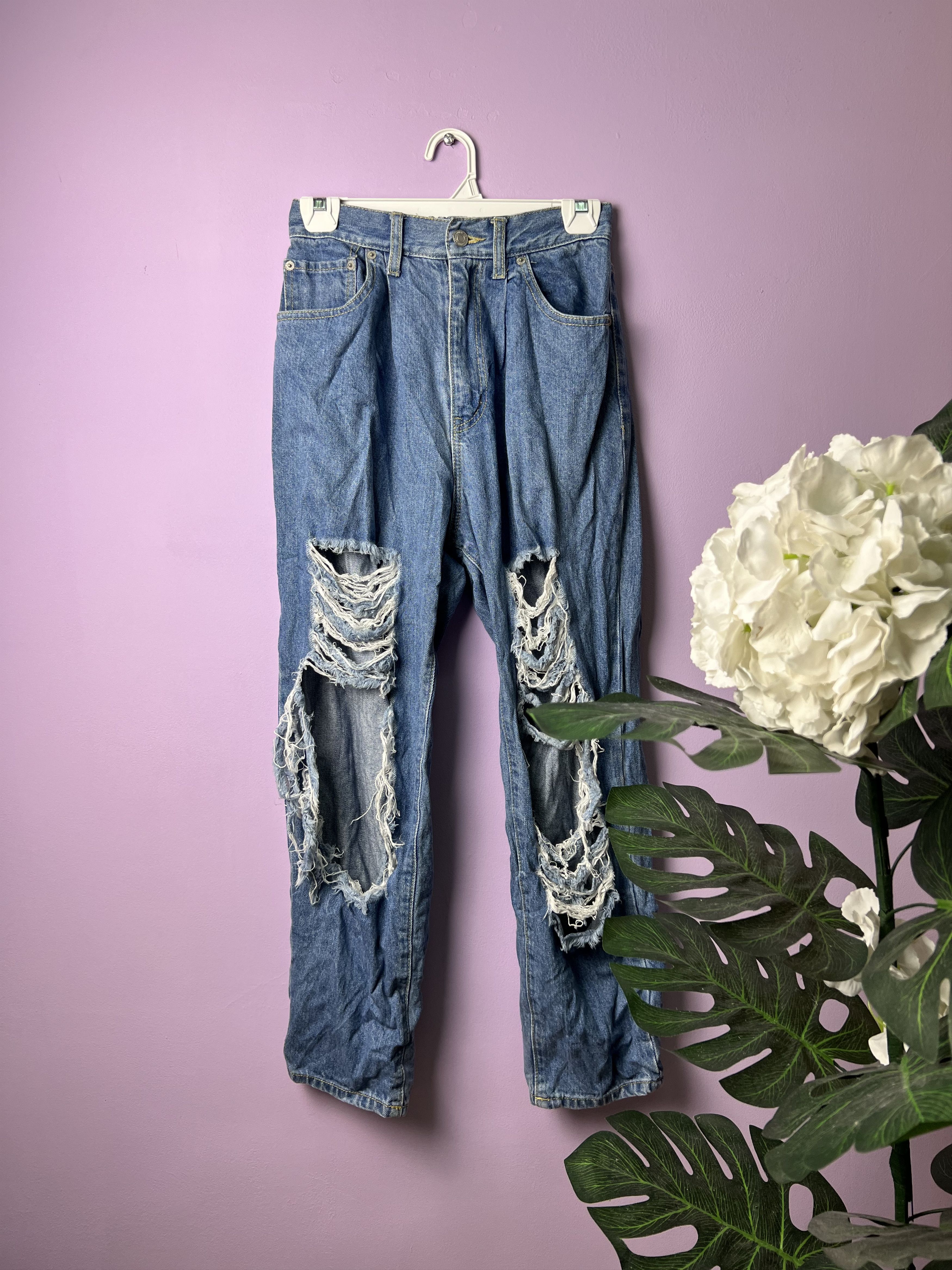 Other 🔥Browny Distressed Denim Size US 26 / EU 42 - 1 Thumbnail