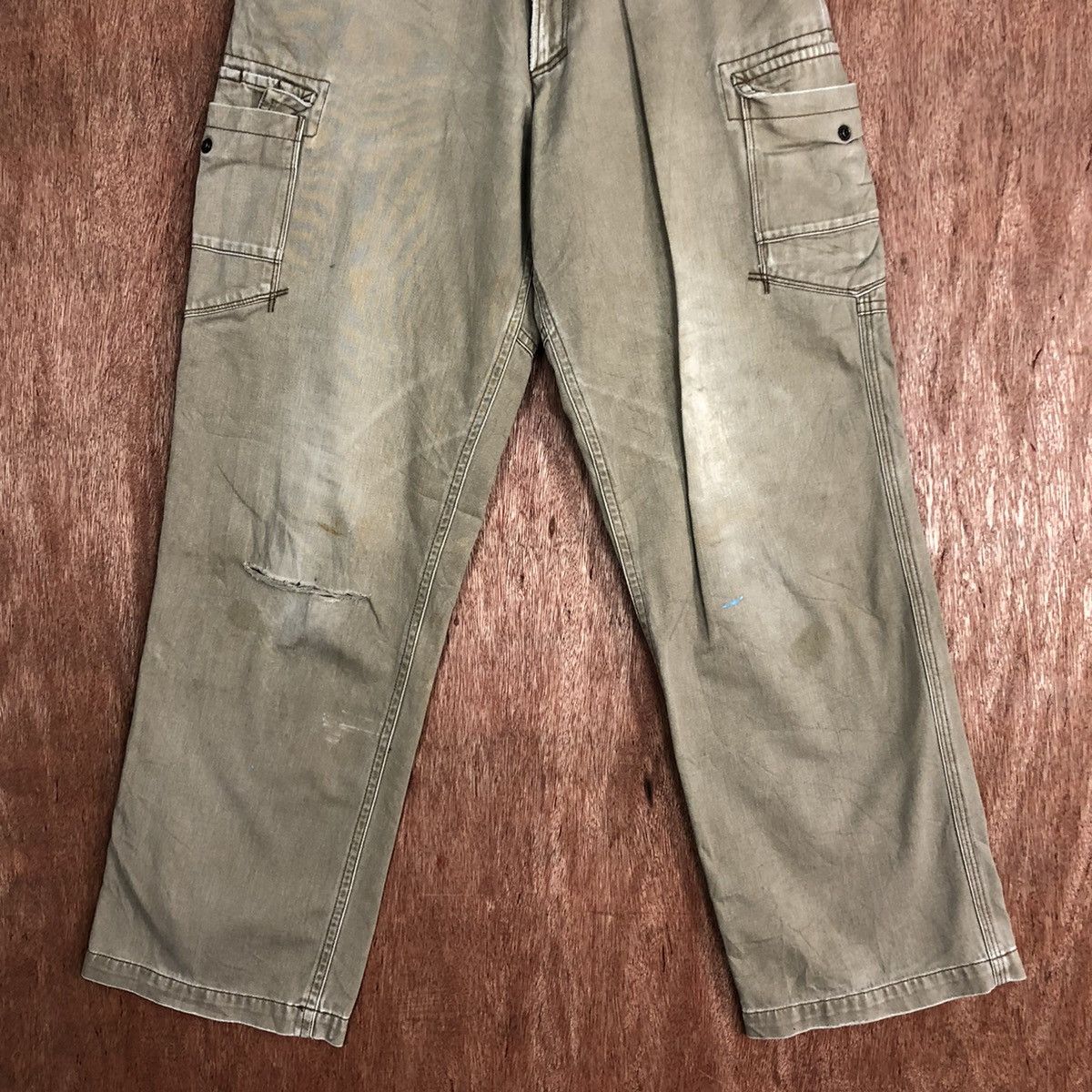 Japanese Brand Vice United Multipocket Cargo Pants #c825 Size US 31 - 3 Thumbnail