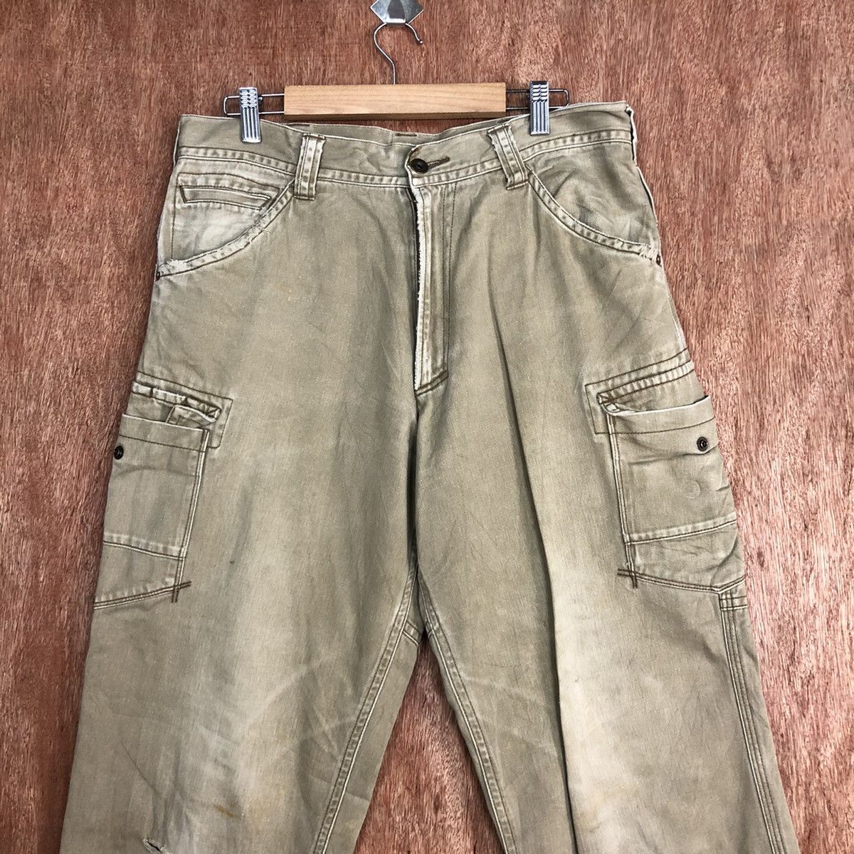 Japanese Brand Vice United Multipocket Cargo Pants #c825 Size US 31 - 2 Thumbnail