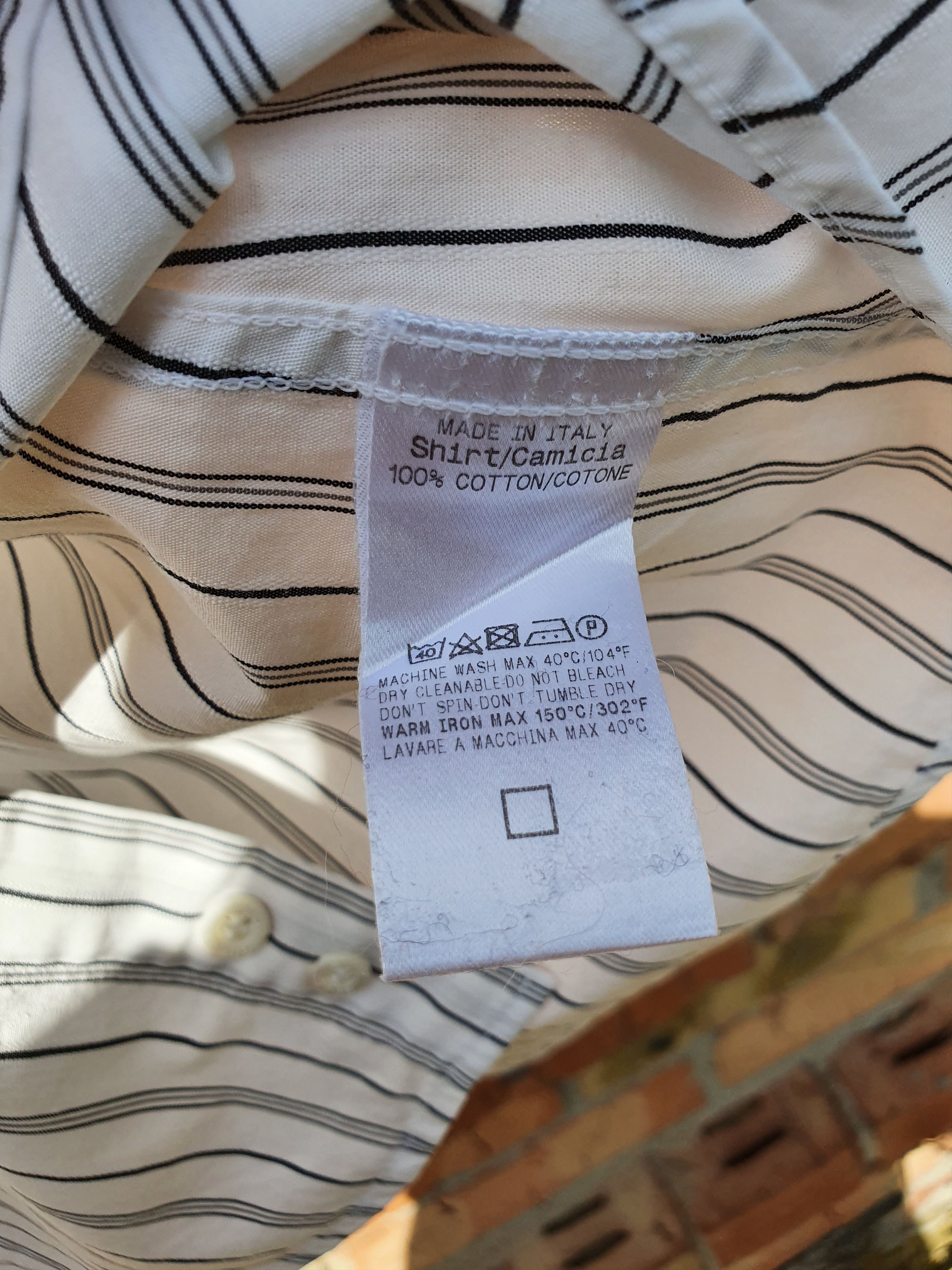 Gucci × Tom Ford × Vintage Gucci Slim Fit Cotton Stripes Shirt TOM FORD Era Size US S / EU 44-46 / 1 - 12 Thumbnail