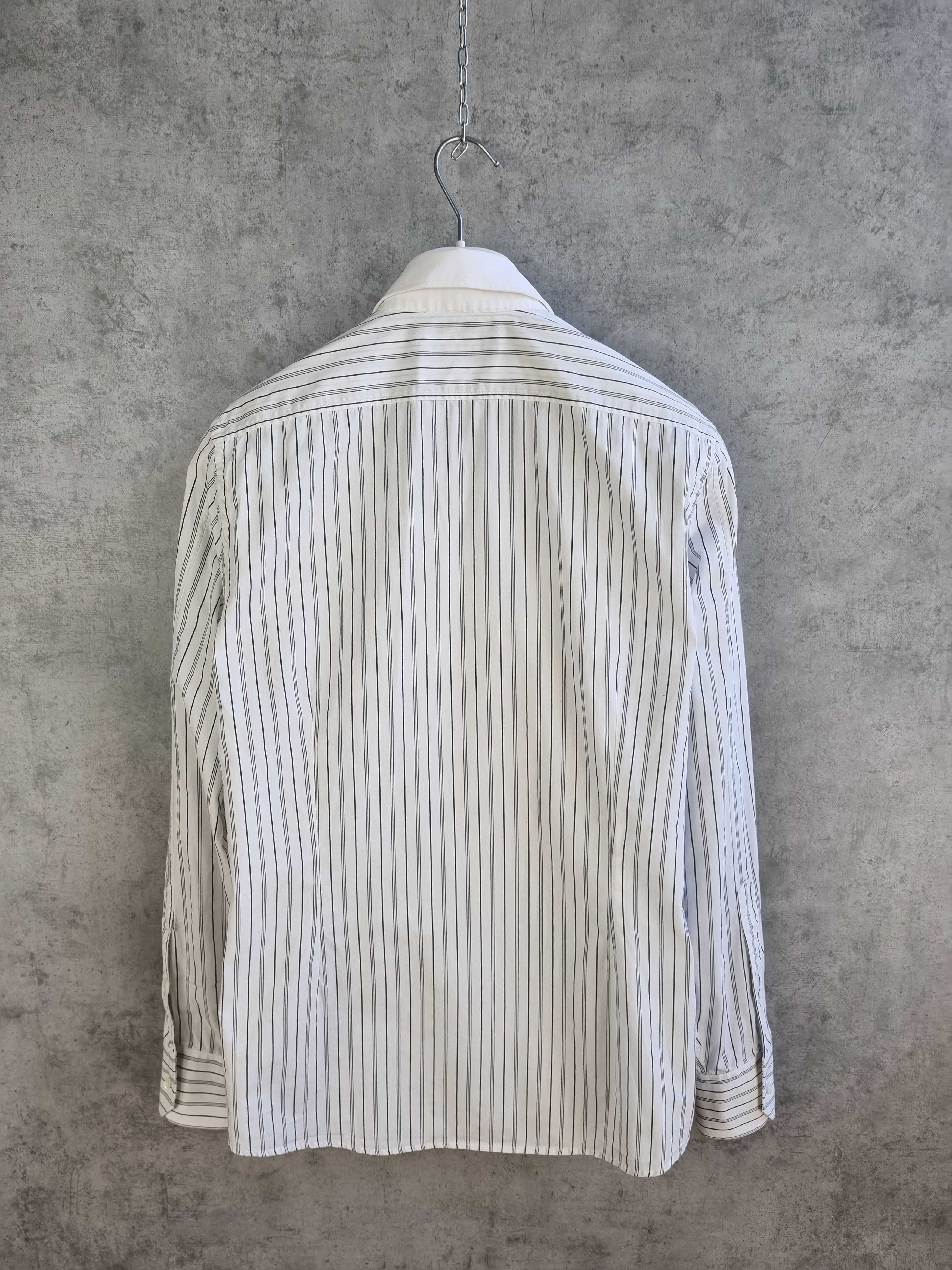 Gucci × Tom Ford × Vintage Gucci Slim Fit Cotton Stripes Shirt TOM FORD Era Size US S / EU 44-46 / 1 - 5 Thumbnail
