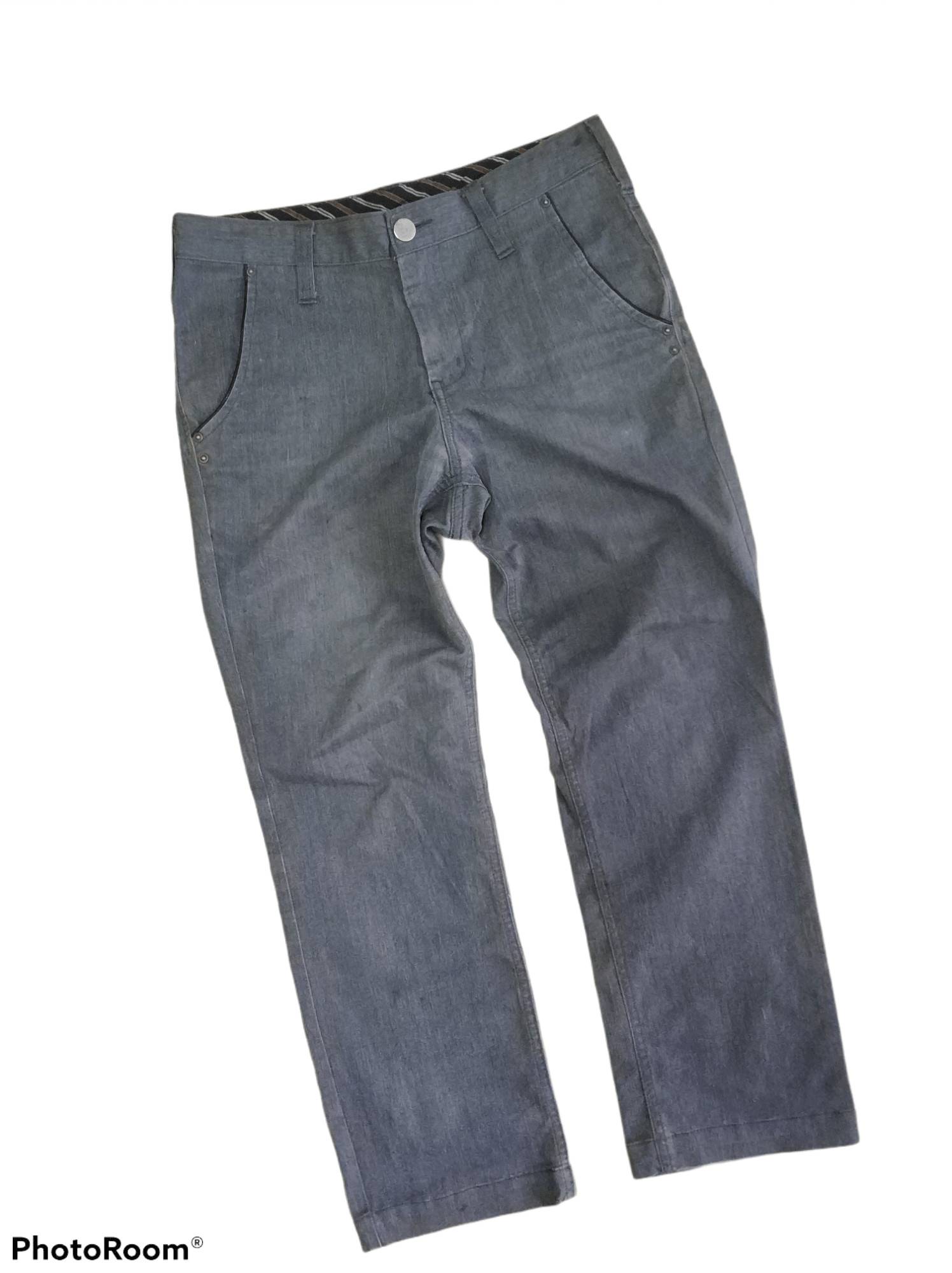 Pre-owned Edwin Exclusive Vintage Denim Pants In Grey
