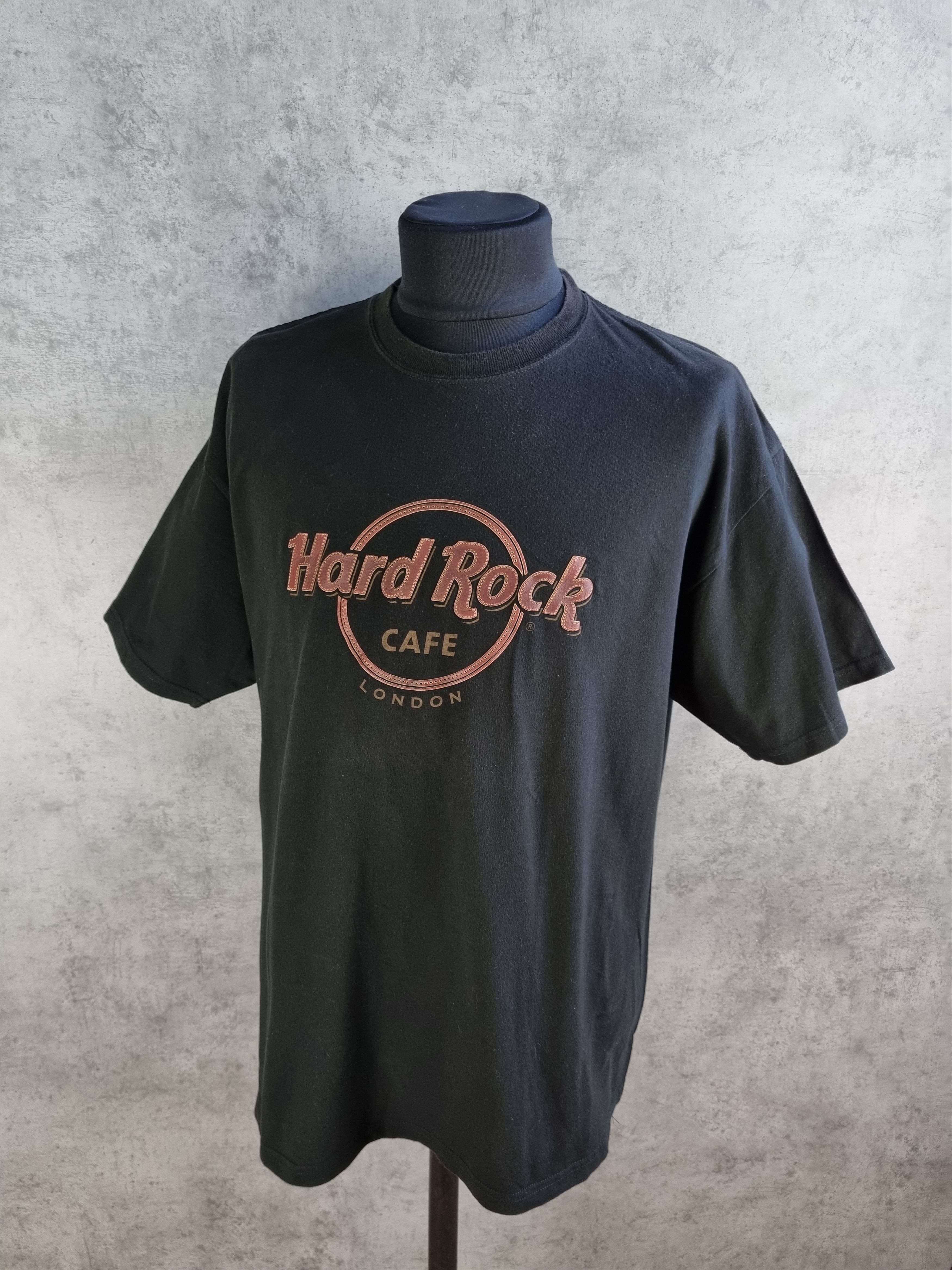 Hard Rock Cafe × Vintage Leather Patch Hard Rock Cafe London vintage tee Size US XL / EU 56 / 4 - 2 Thumbnail