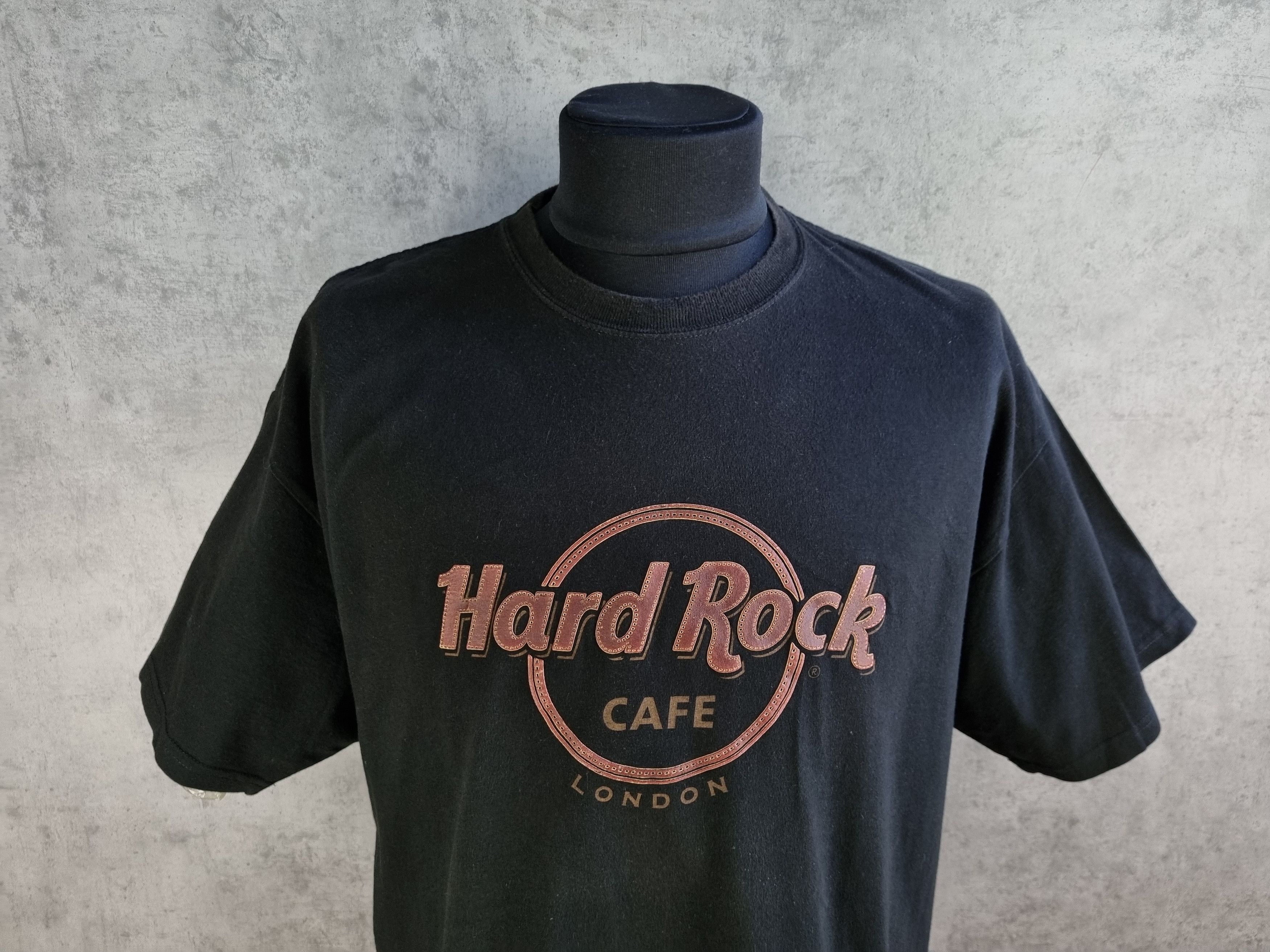 Hard Rock Cafe × Vintage Leather Patch Hard Rock Cafe London vintage tee Size US XL / EU 56 / 4 - 3 Thumbnail
