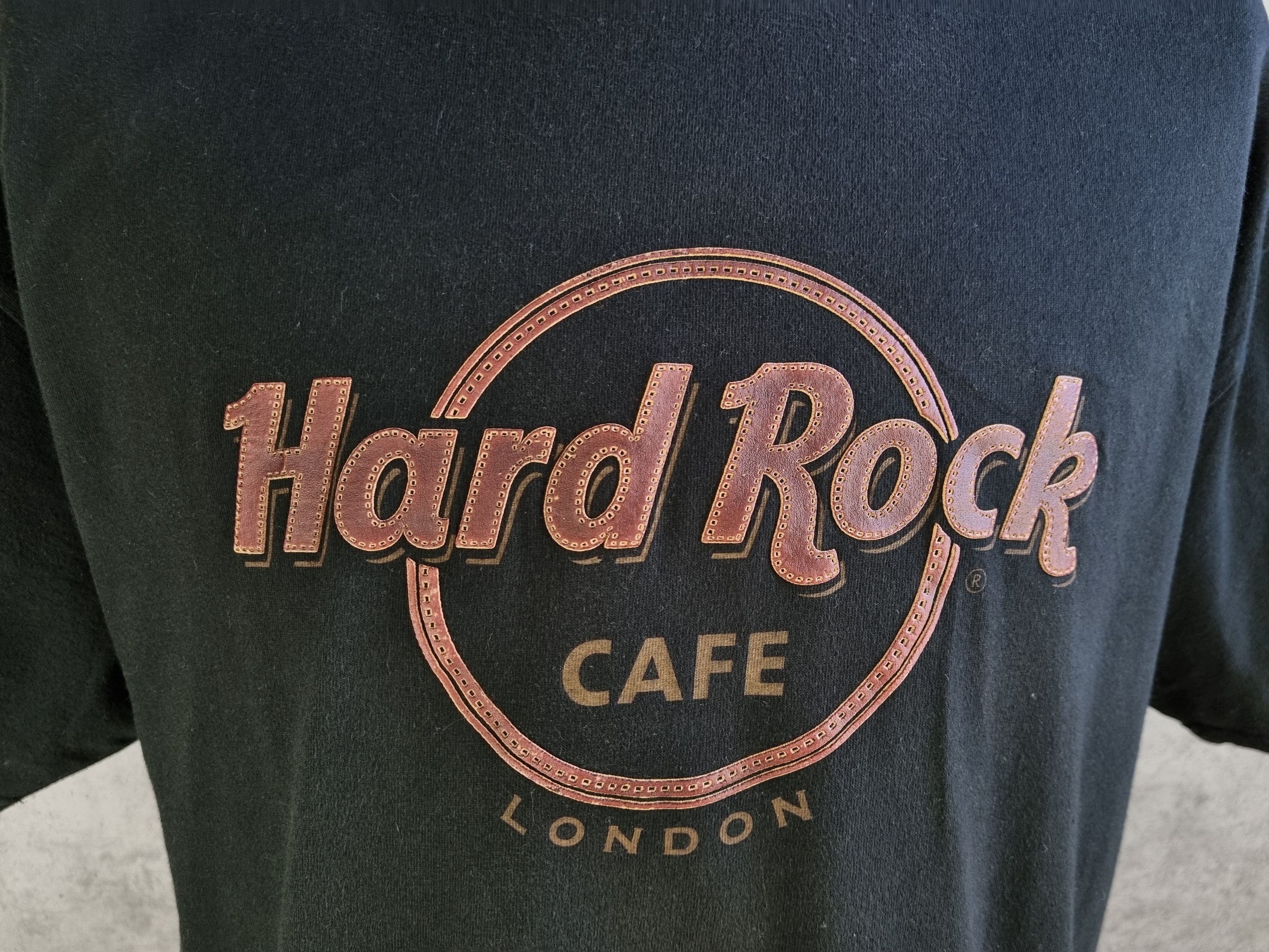 Hard Rock Cafe × Vintage Leather Patch Hard Rock Cafe London vintage tee Size US XL / EU 56 / 4 - 6 Thumbnail