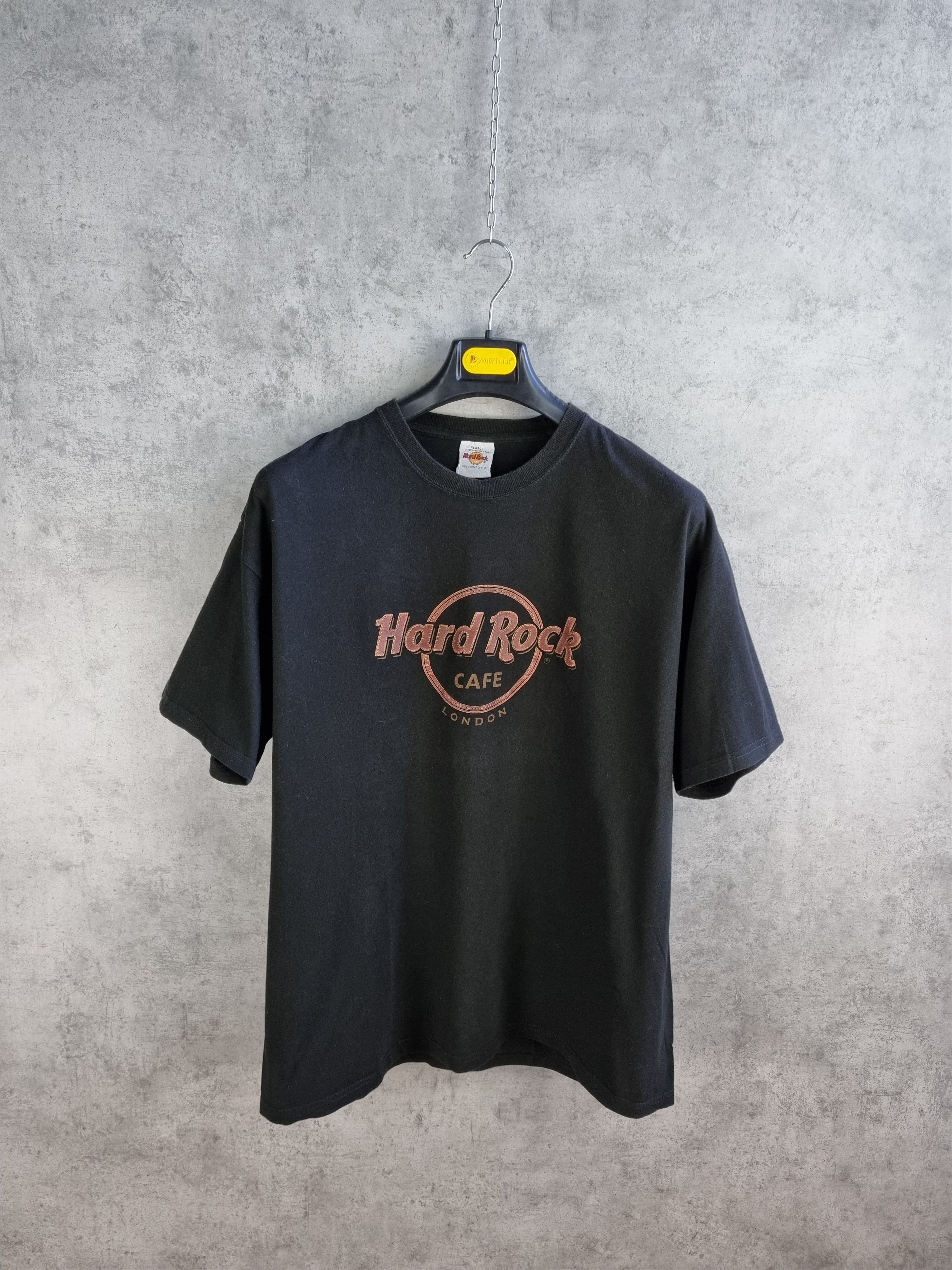 Hard Rock Cafe × Vintage Leather Patch Hard Rock Cafe London vintage tee Size US XL / EU 56 / 4 - 4 Thumbnail