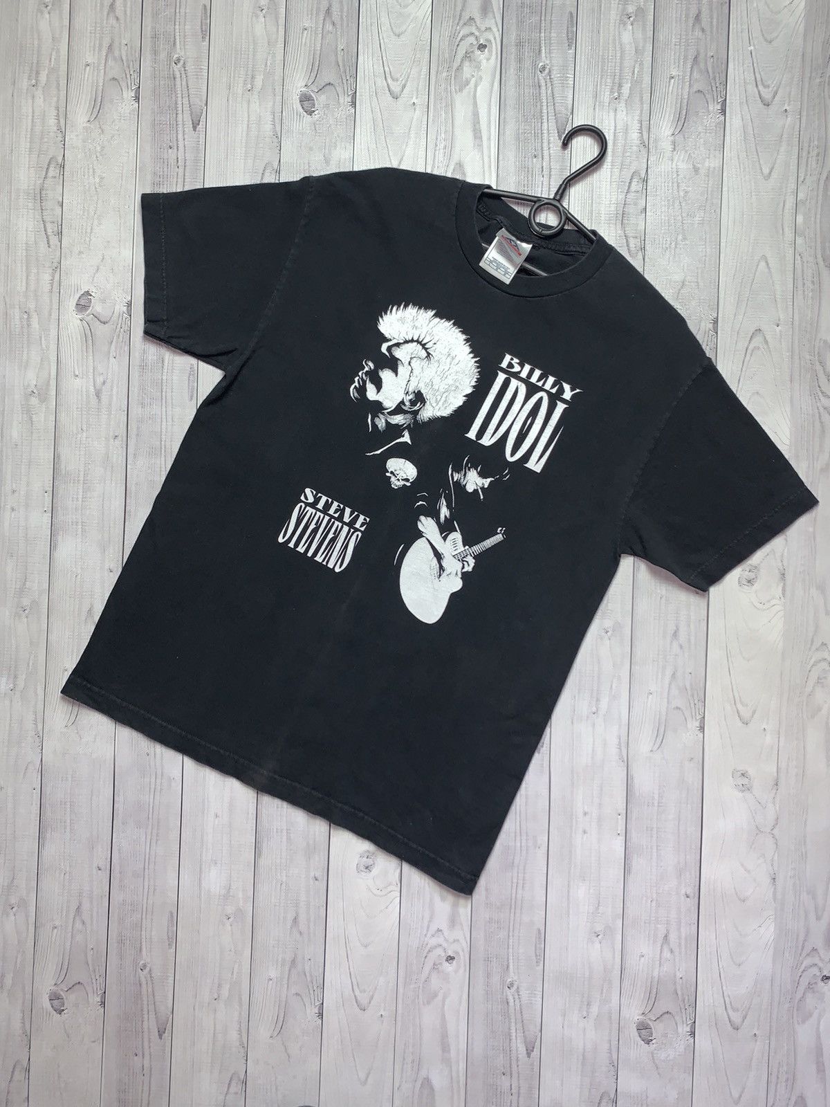 Vintage Rock tee billy idol tour Kiss The Skull size L