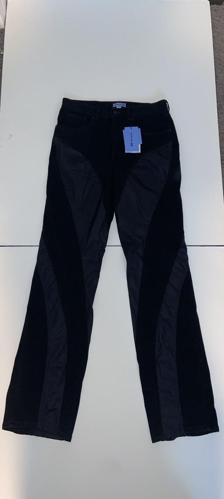 Mugler Mugler x H&M Black Spiral Panel Jeans FREE SHIP | Grailed