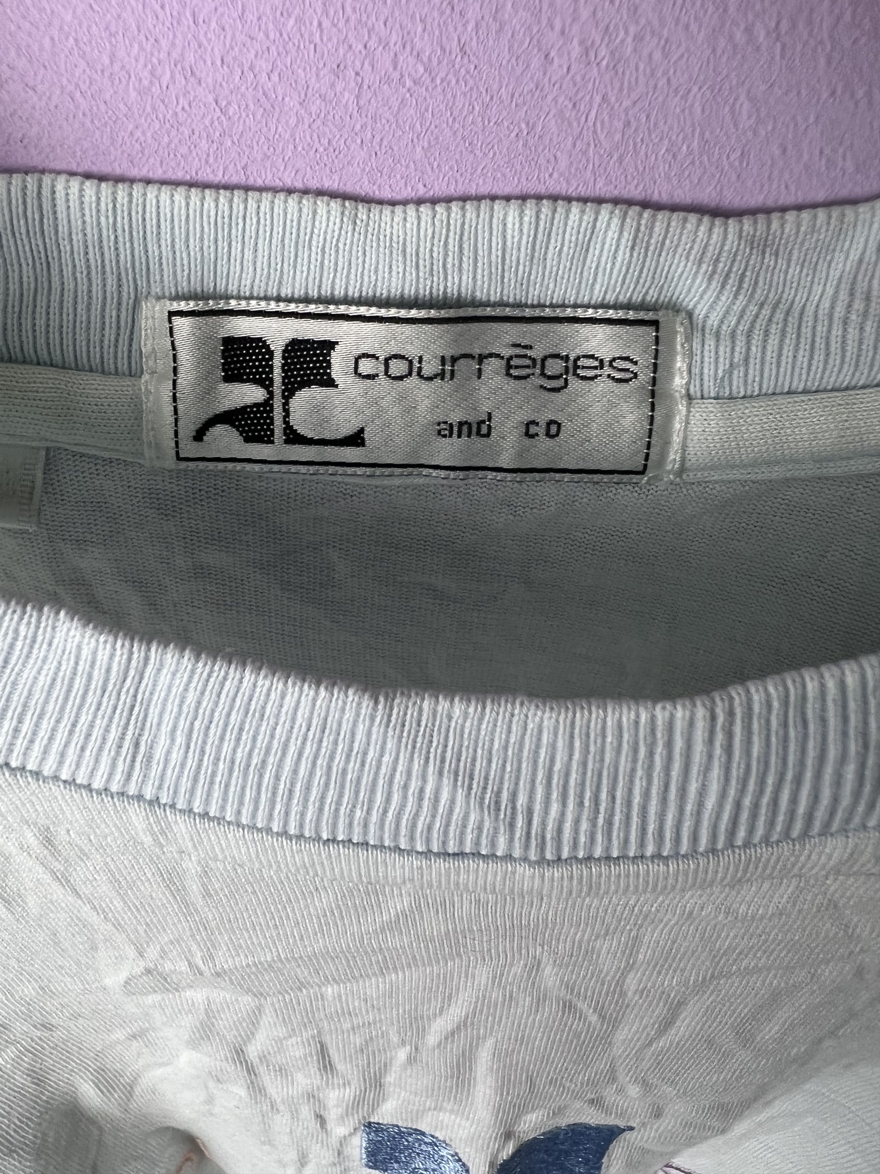 Andre Courreges 🔥Vintage Embroidery Courreges Paris Tees Size US M / EU 48-50 / 2 - 9 Thumbnail