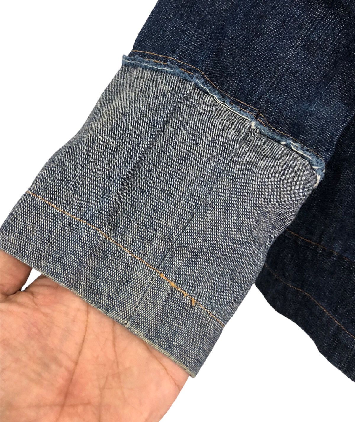 Super Lovers 1990s SUPER LOVER Japan denim blazer jacket Size US M / EU 48-50 / 2 - 13 Thumbnail