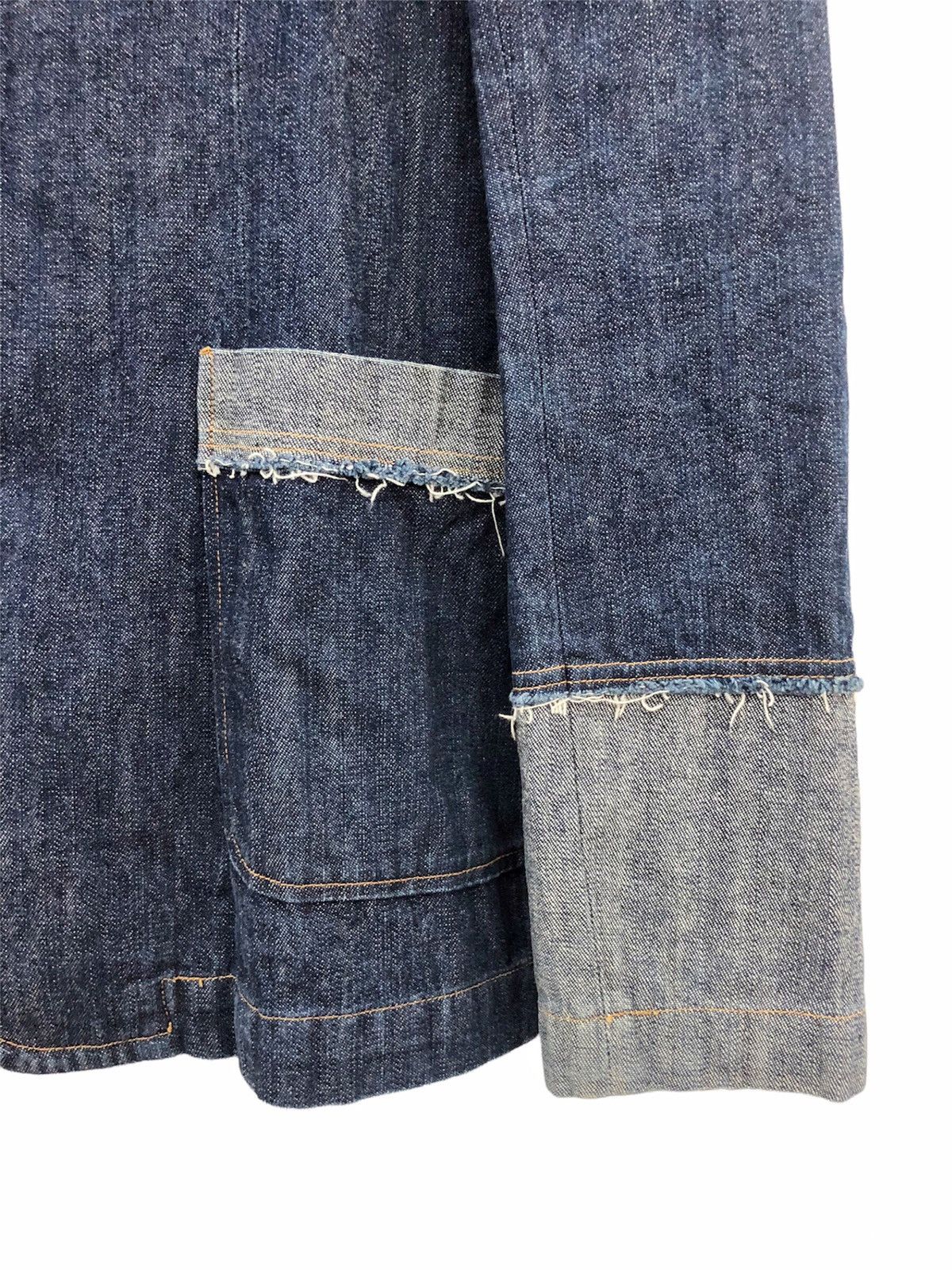 Super Lovers 1990s SUPER LOVER Japan denim blazer jacket Size US M / EU 48-50 / 2 - 10 Thumbnail