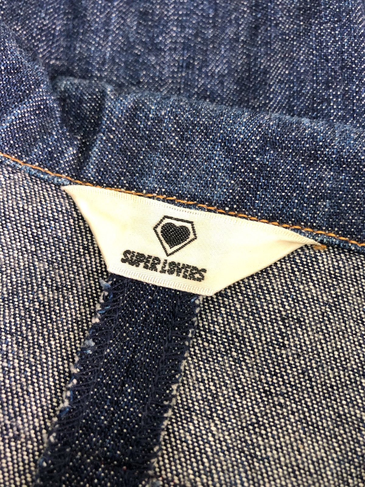 Super Lovers 1990s SUPER LOVER Japan denim blazer jacket Size US M / EU 48-50 / 2 - 15 Thumbnail