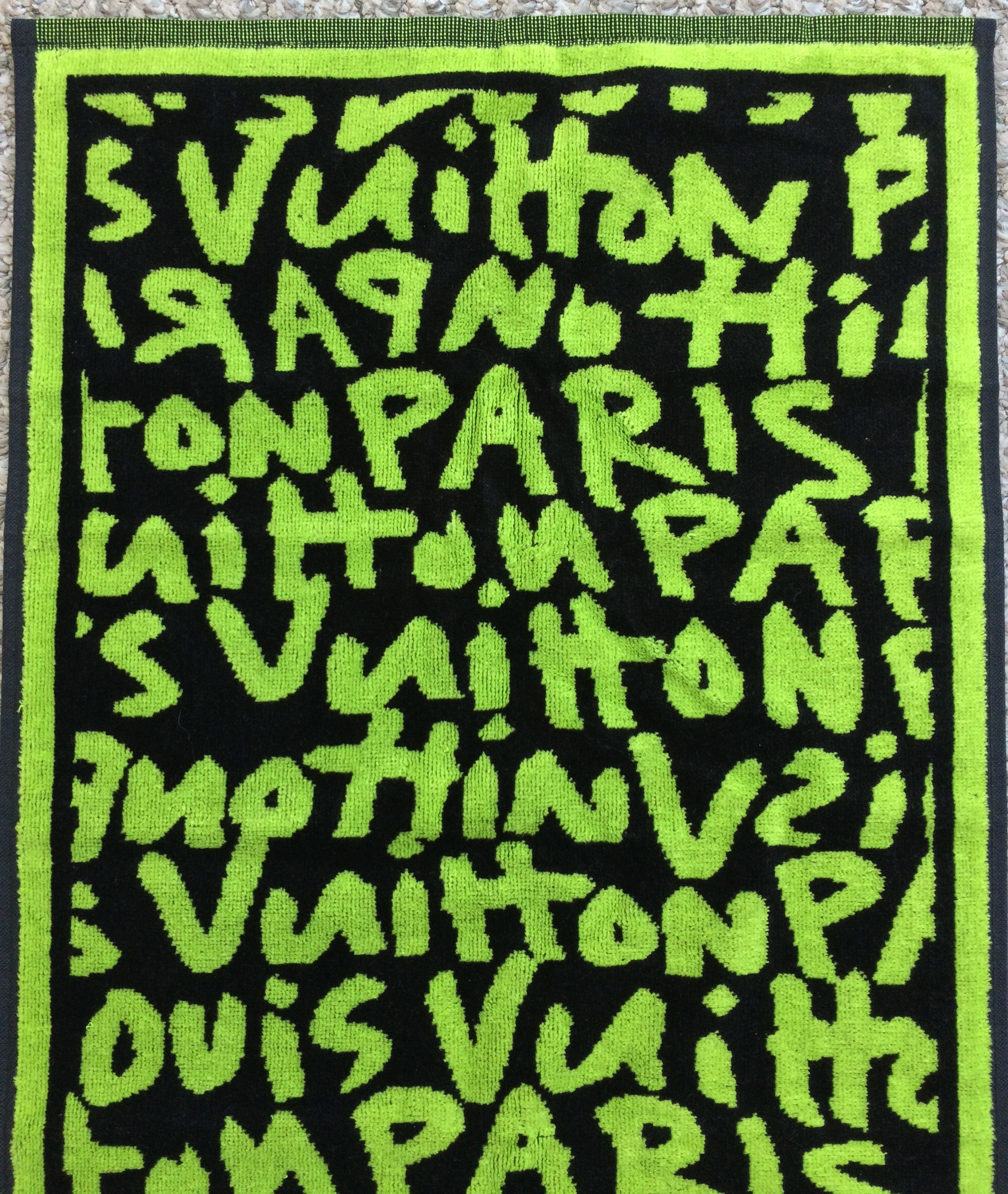 Louis Vuitton × Stephen Sprouse NEW F/W 2008 Louis Vuitton x Sprouse Graffiti Towel Size ONE SIZE - 2 Thumbnail