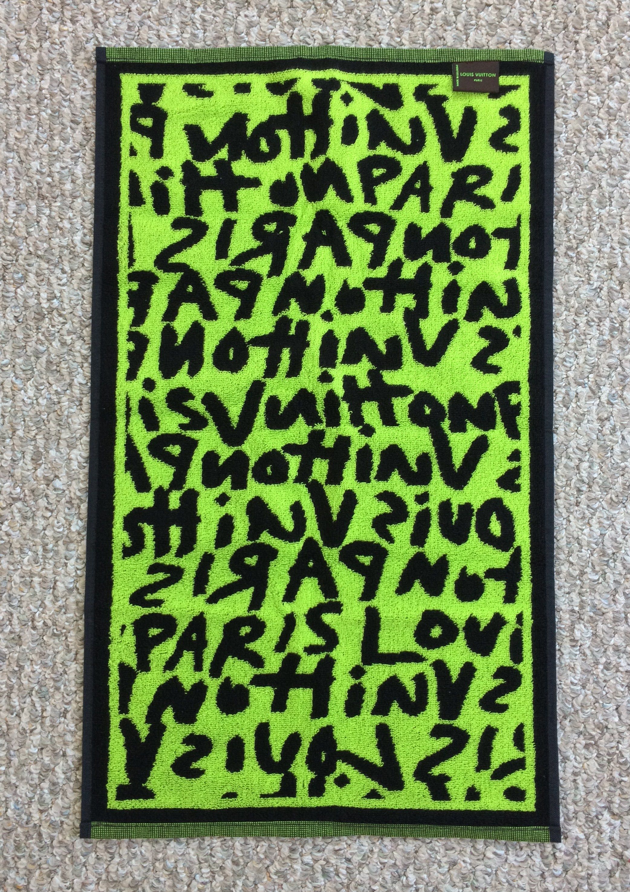 Louis Vuitton × Stephen Sprouse NEW F/W 2008 Louis Vuitton x Sprouse Graffiti Towel Size ONE SIZE - 3 Thumbnail
