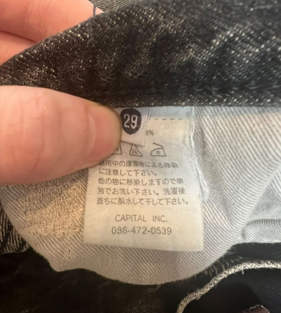 Kapital Kapital Jeans DMGD Size US 29 - 5 Thumbnail