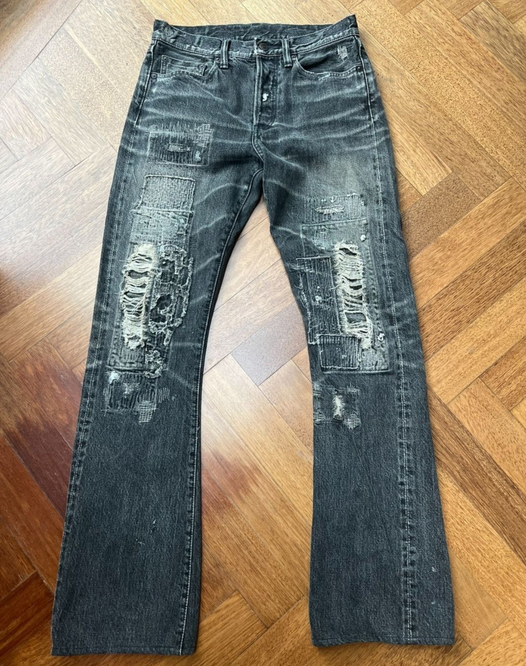 Kapital Kapital Jeans DMGD Size US 29 - 1 Thumbnail