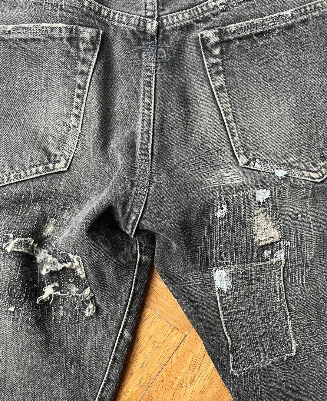 Kapital Kapital Jeans DMGD Size US 29 - 4 Thumbnail
